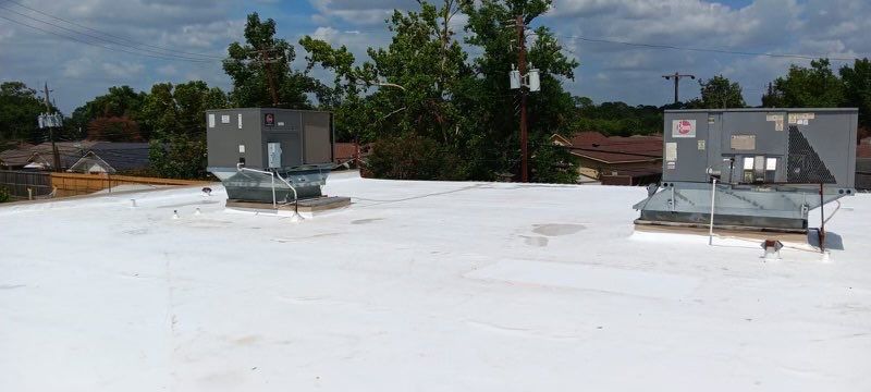 Commercial Roofing Installation using TPO by Core Four Roofing