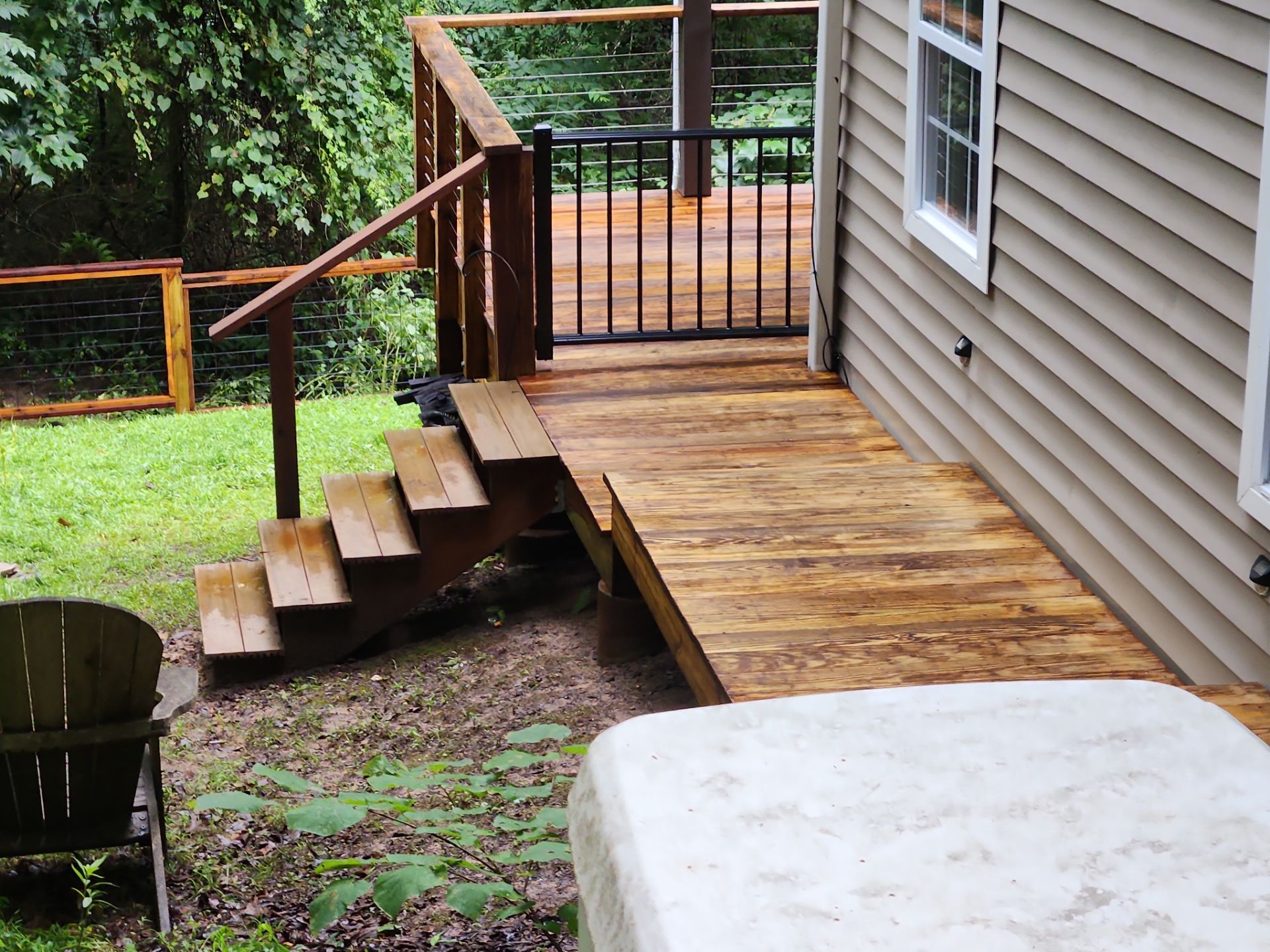 Deck and Fence using Wood Sealant by DuraSeal