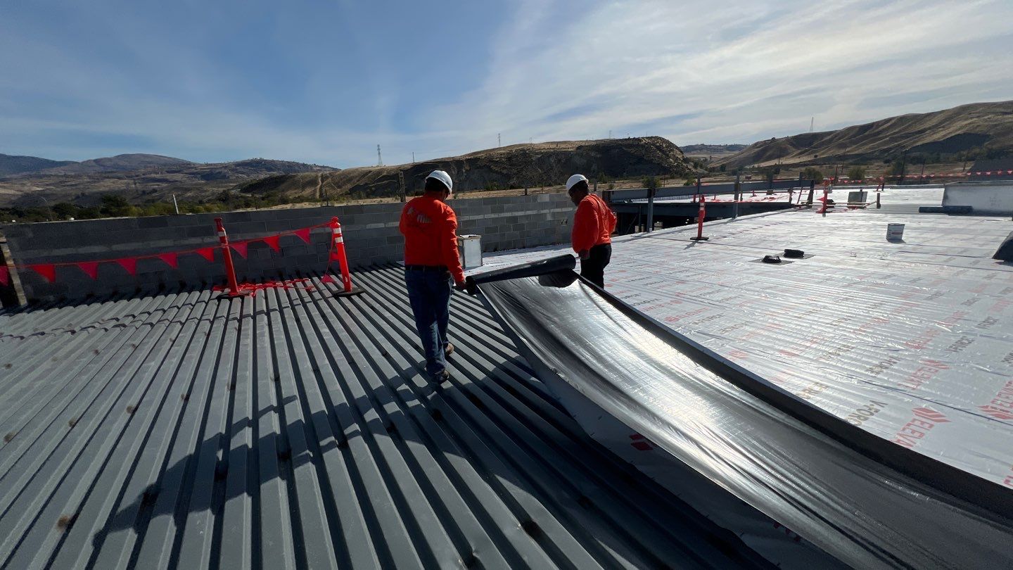 Commercial Roofing Installation using TPO by Vitan Construction LLC 