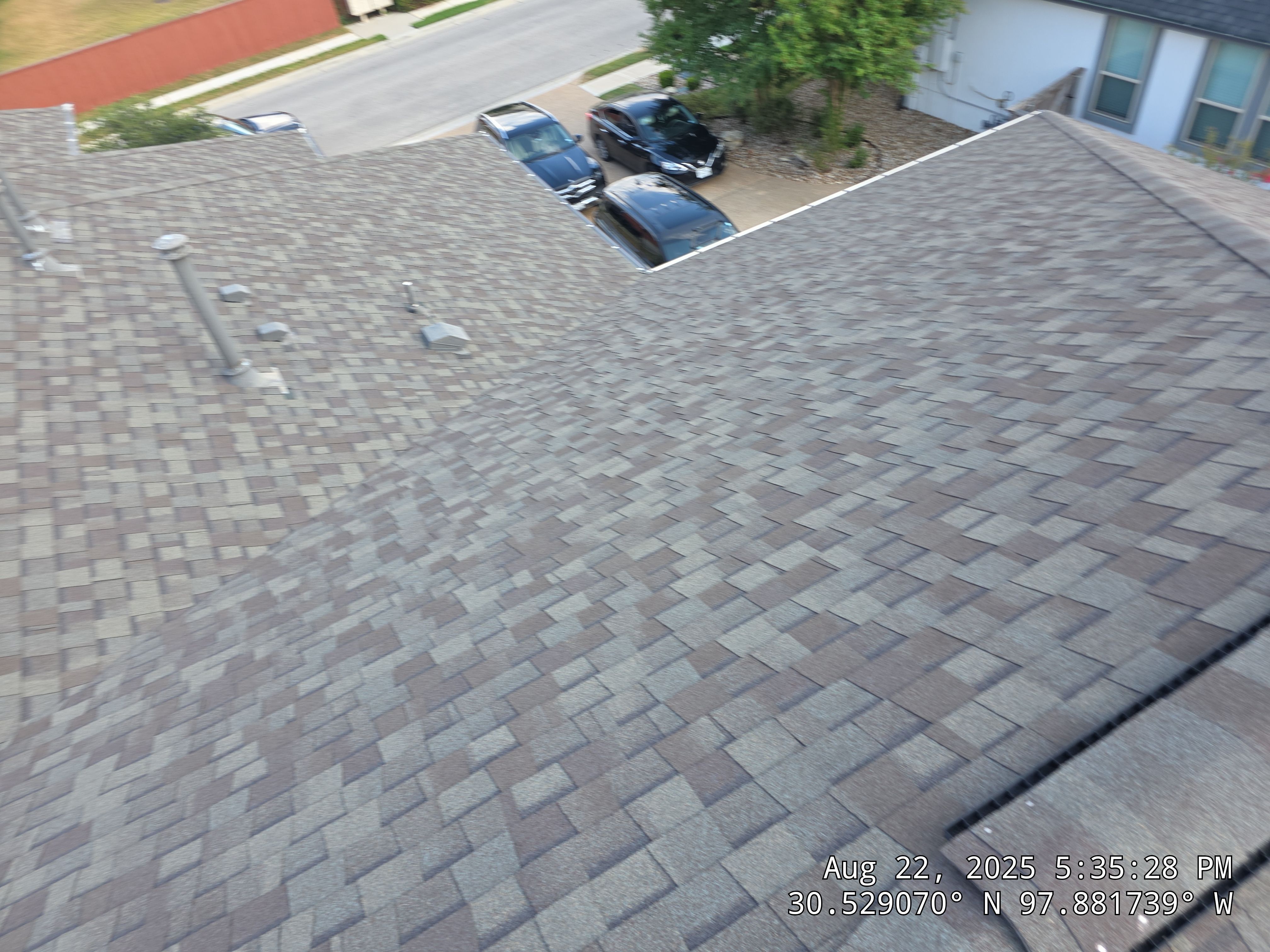 Full Residential Roof Replacement with Architectural Shingles in Leander by Caliber Restoration LLC