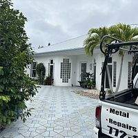 .032 Aluminum 1.5" Mechanical Seam Regal White  by Total Roofing System The Metal Roof Experts