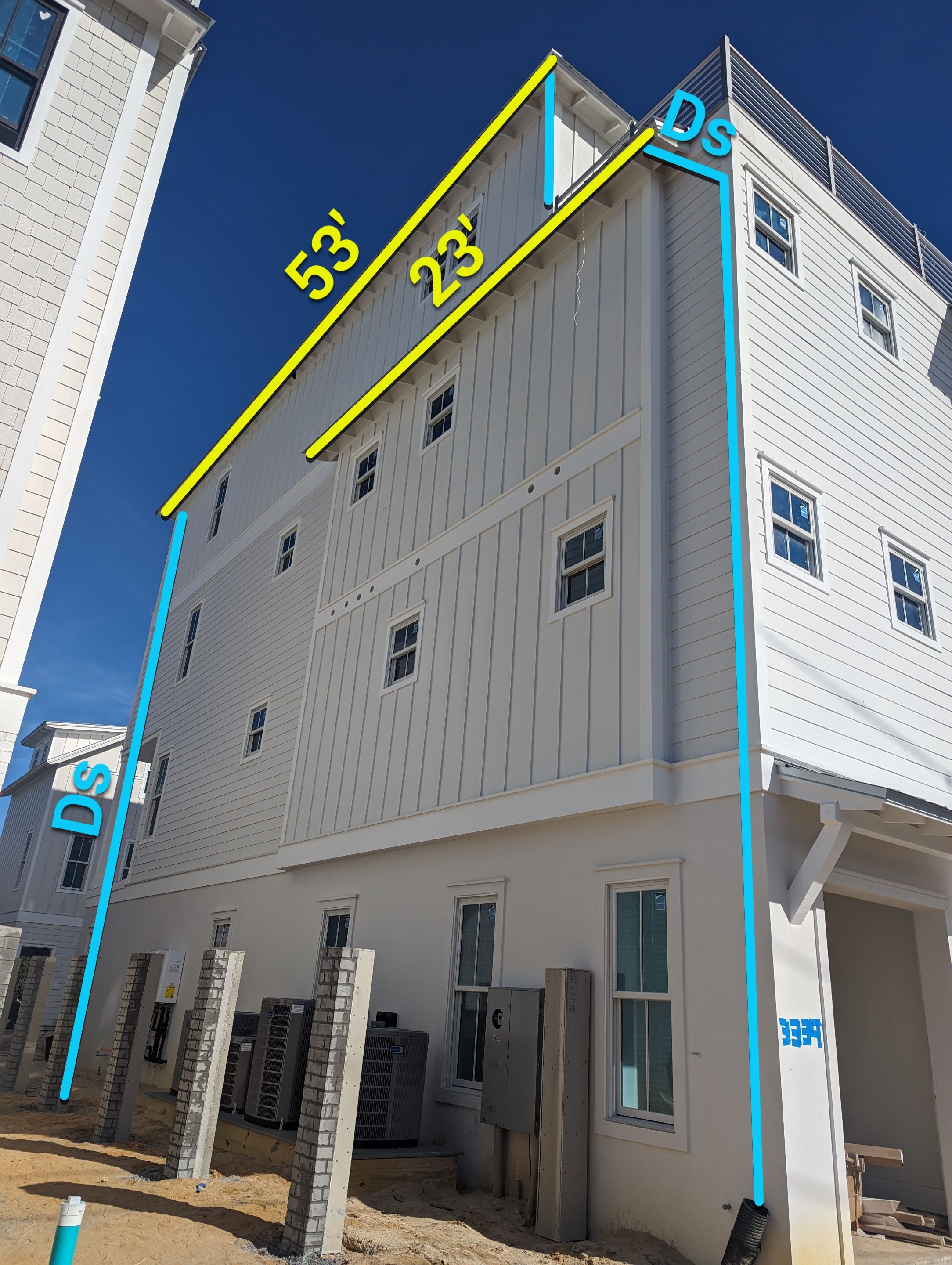 Half-Round Gutters in Galvalume Color in Santa Rosa Beach FL by Gutter Professors