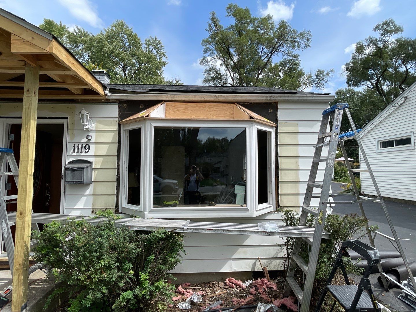 Siding Installation using Alside Charter Oak Siding  by Pro Home Services Inc