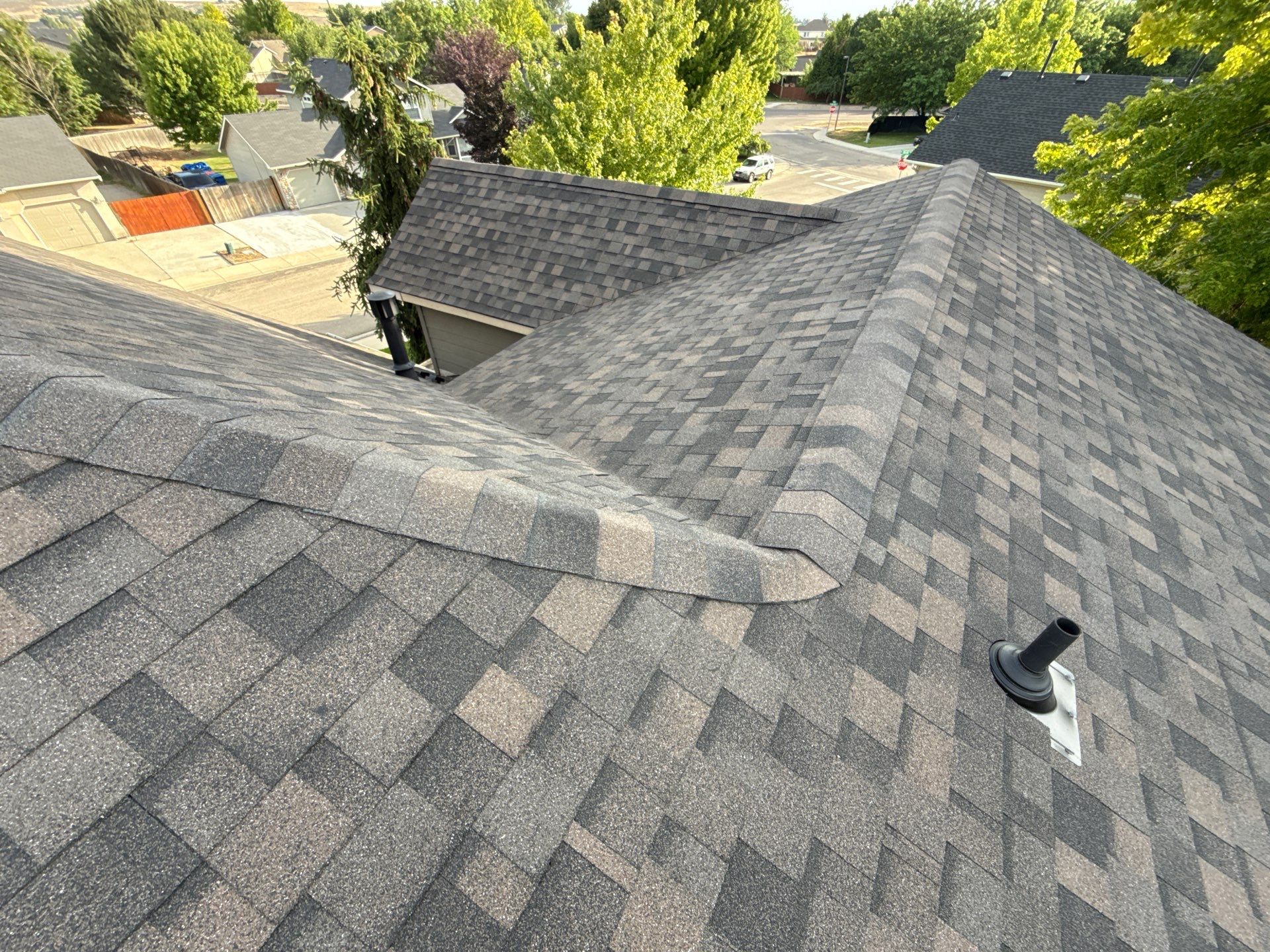 Boise Residential Roof Replacement Featuring Multi-Toned Architectural Shingles by Olive Roofing