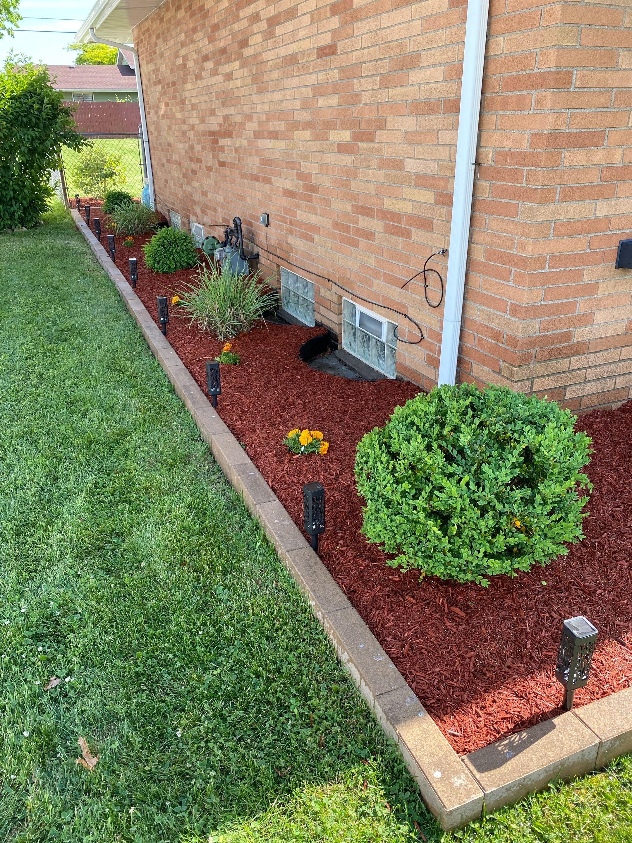 Chestnut Brick Project by Elm Rose Gardens