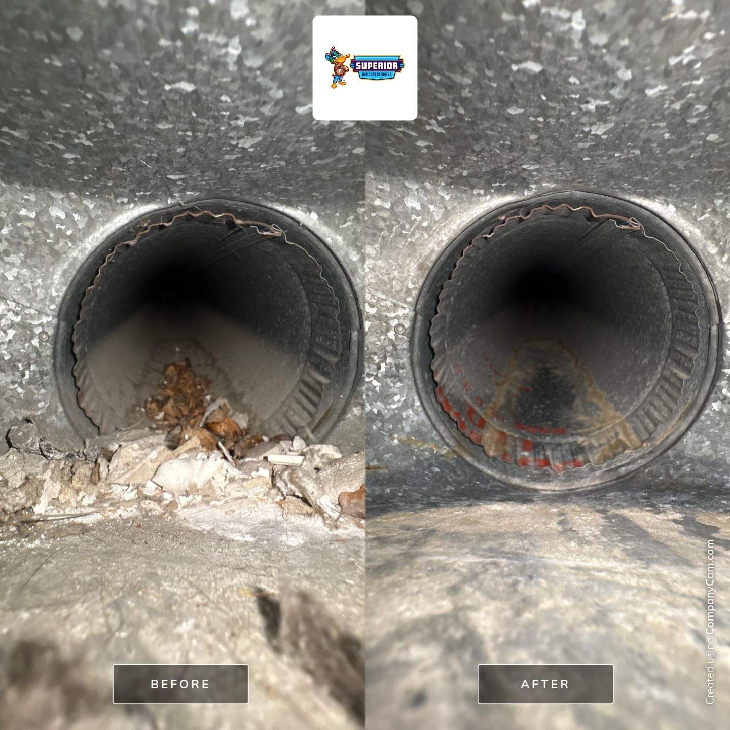 Air Duct Cleaning With a Vacuum Truck in Boardman, OH by Superior Air Duct Cleaning