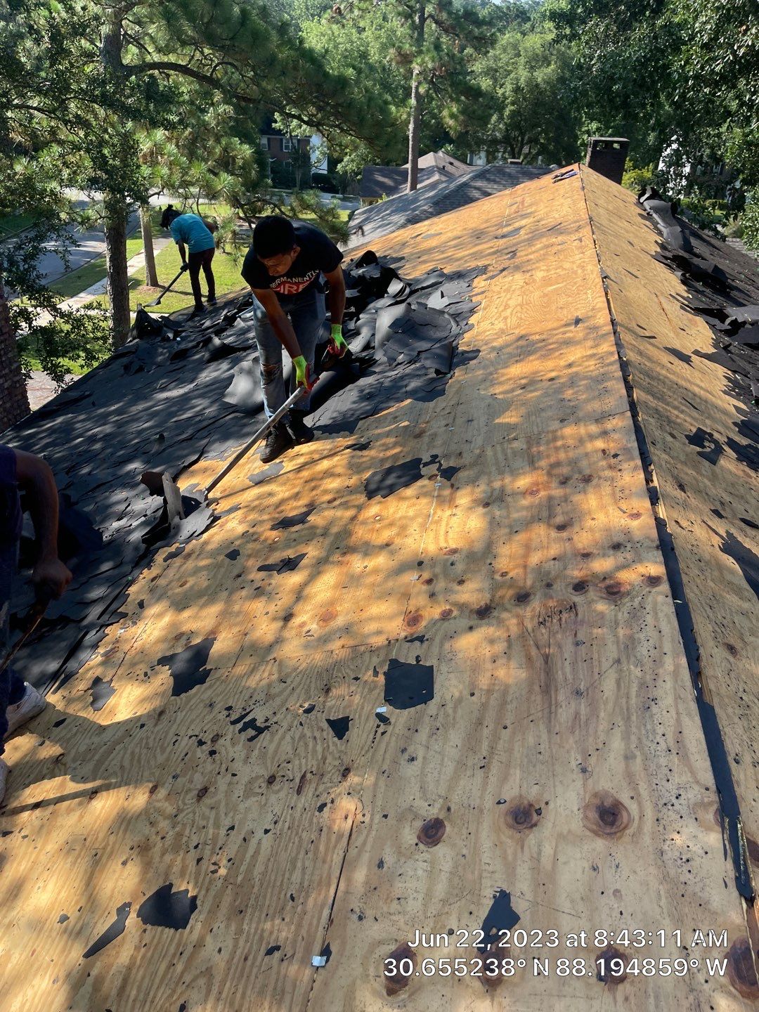 Residential Roofing Installation using Roof Replacement by American Roofing & Construction LLC