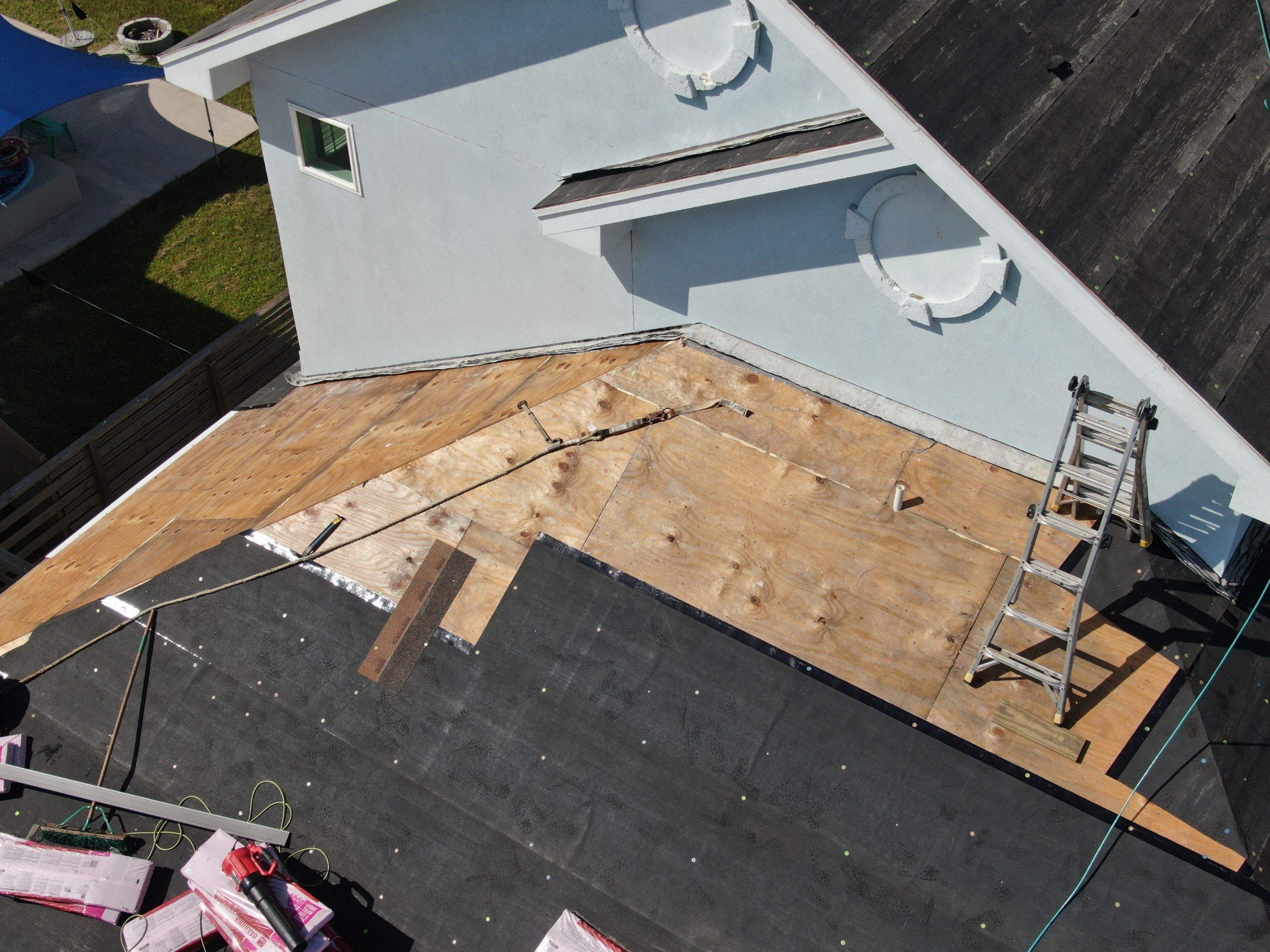 We Aint Scared of heights  by Bayfront Roofing and Construction