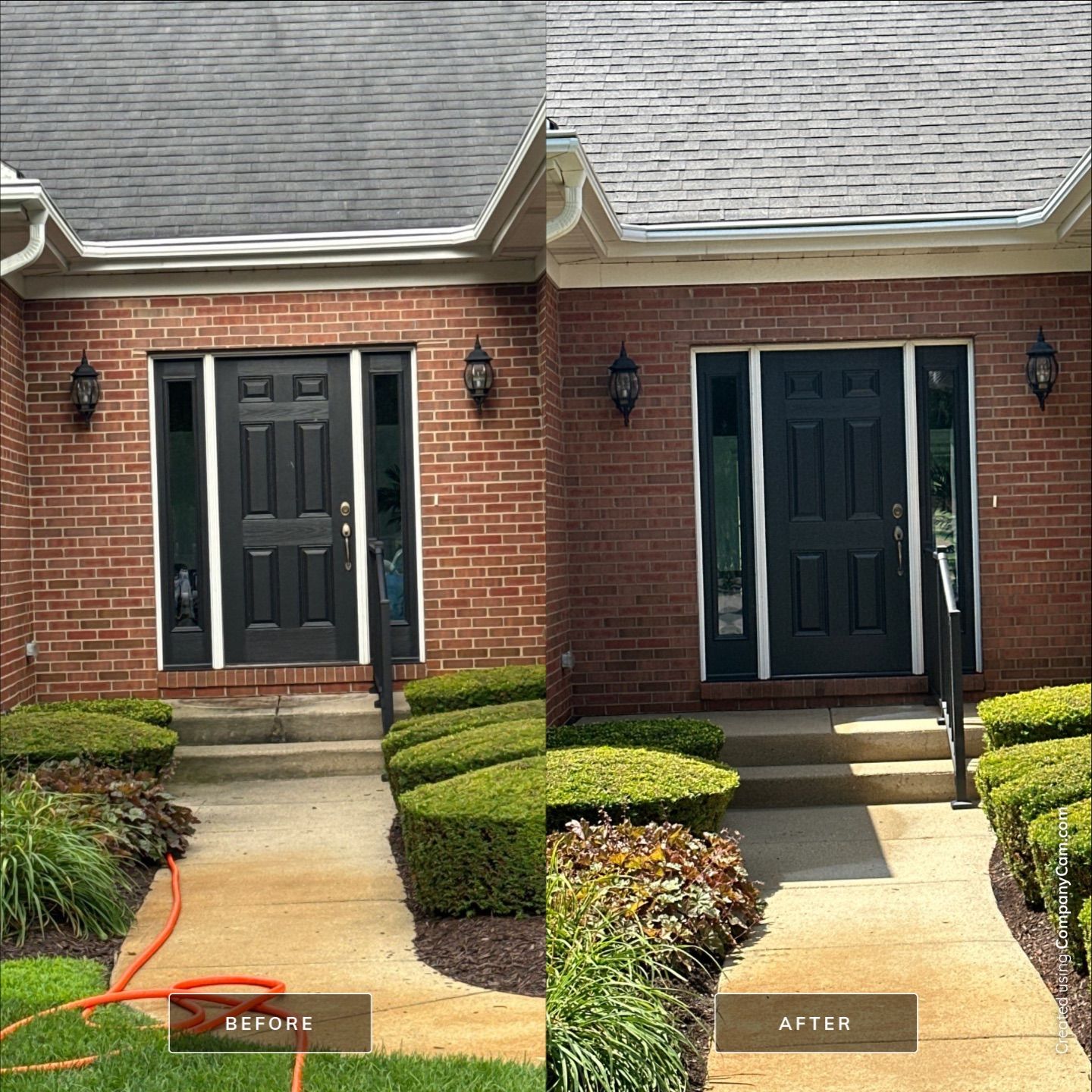 Project in McHenry by Simmons Power & Soft Washing