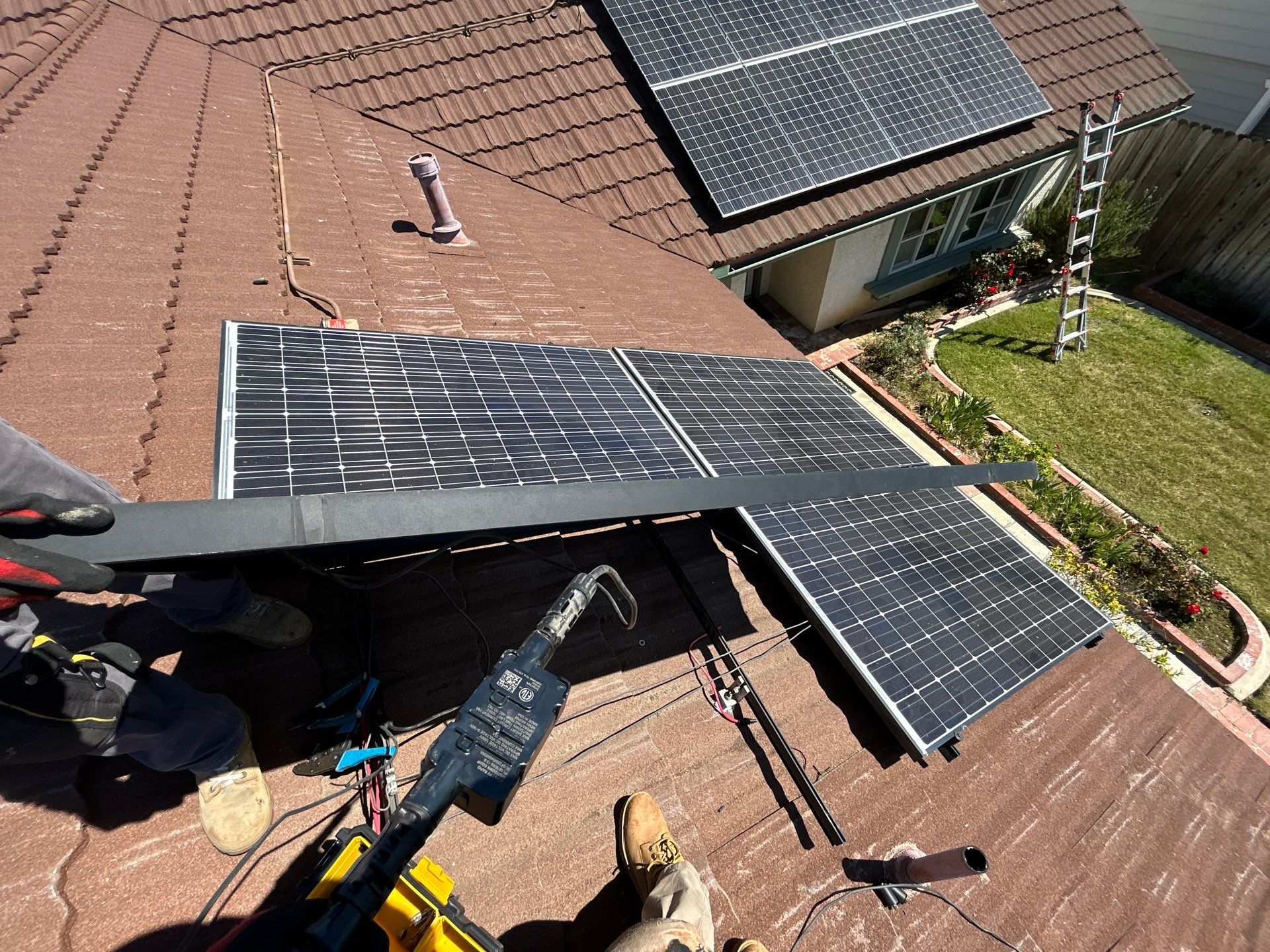 Solar Panel Installation and Home Battery System in Yorba Linda by AWS Solar