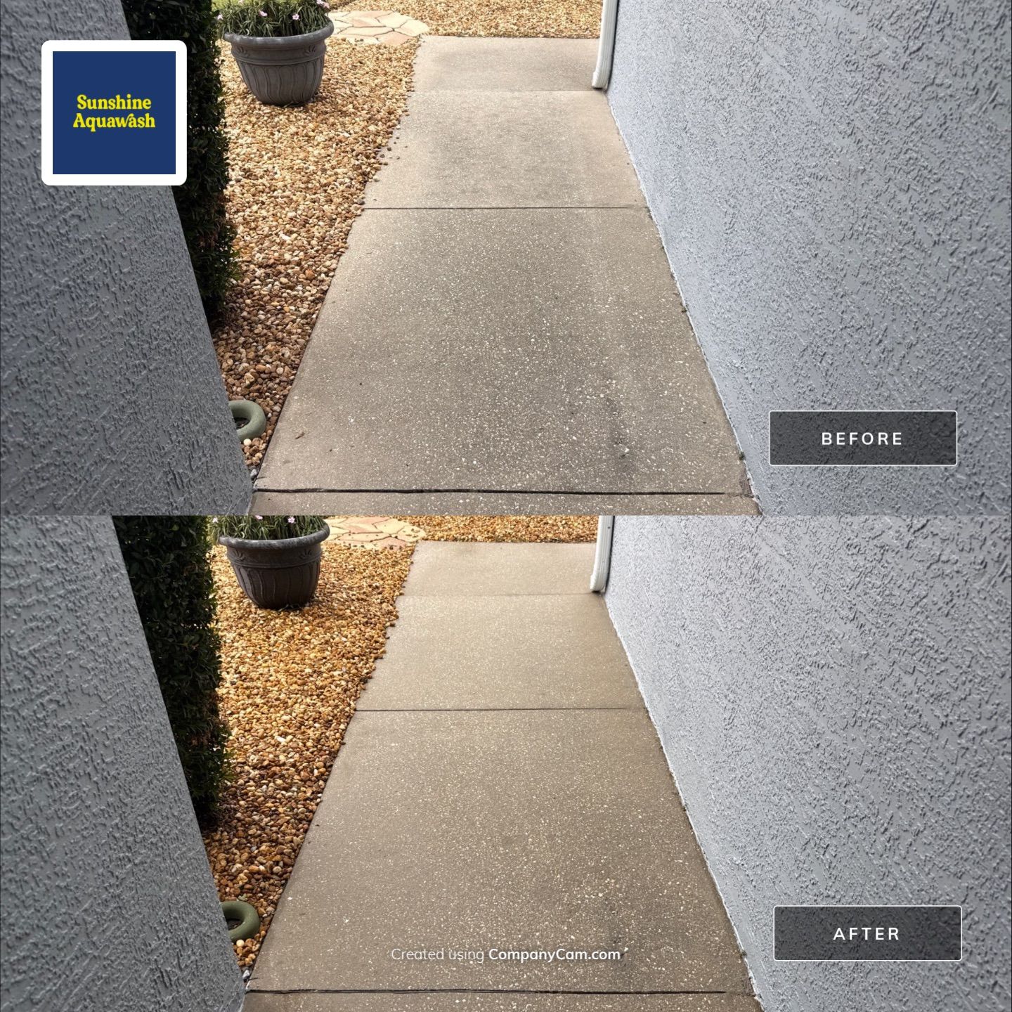 Driveway Cleaning in Palmetto FL by Sunshine AquaWash