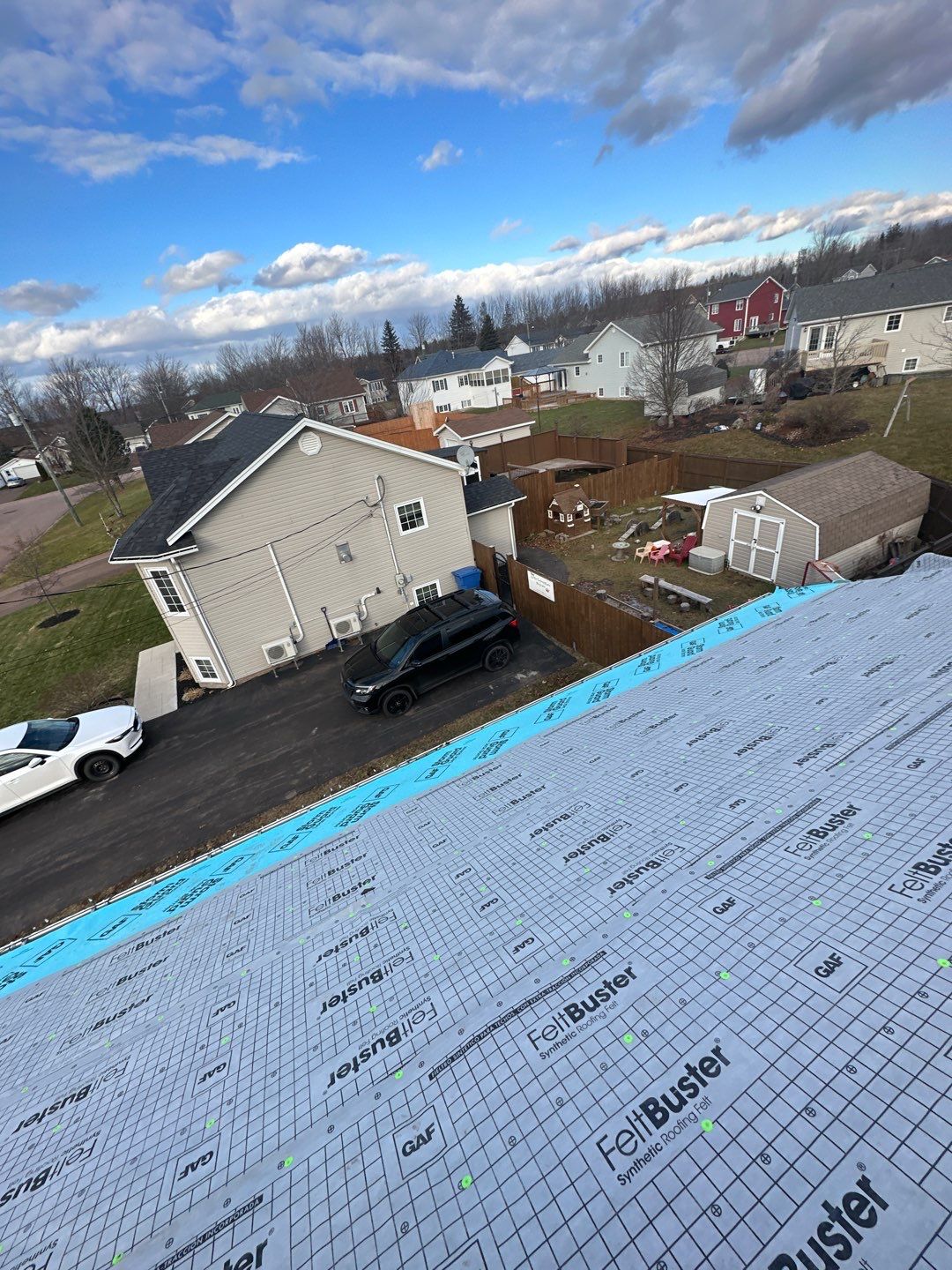 Residential Roofing Installation using Asphalt GAF HDZ  by Artisan Roofing & Home Improvements Inc.