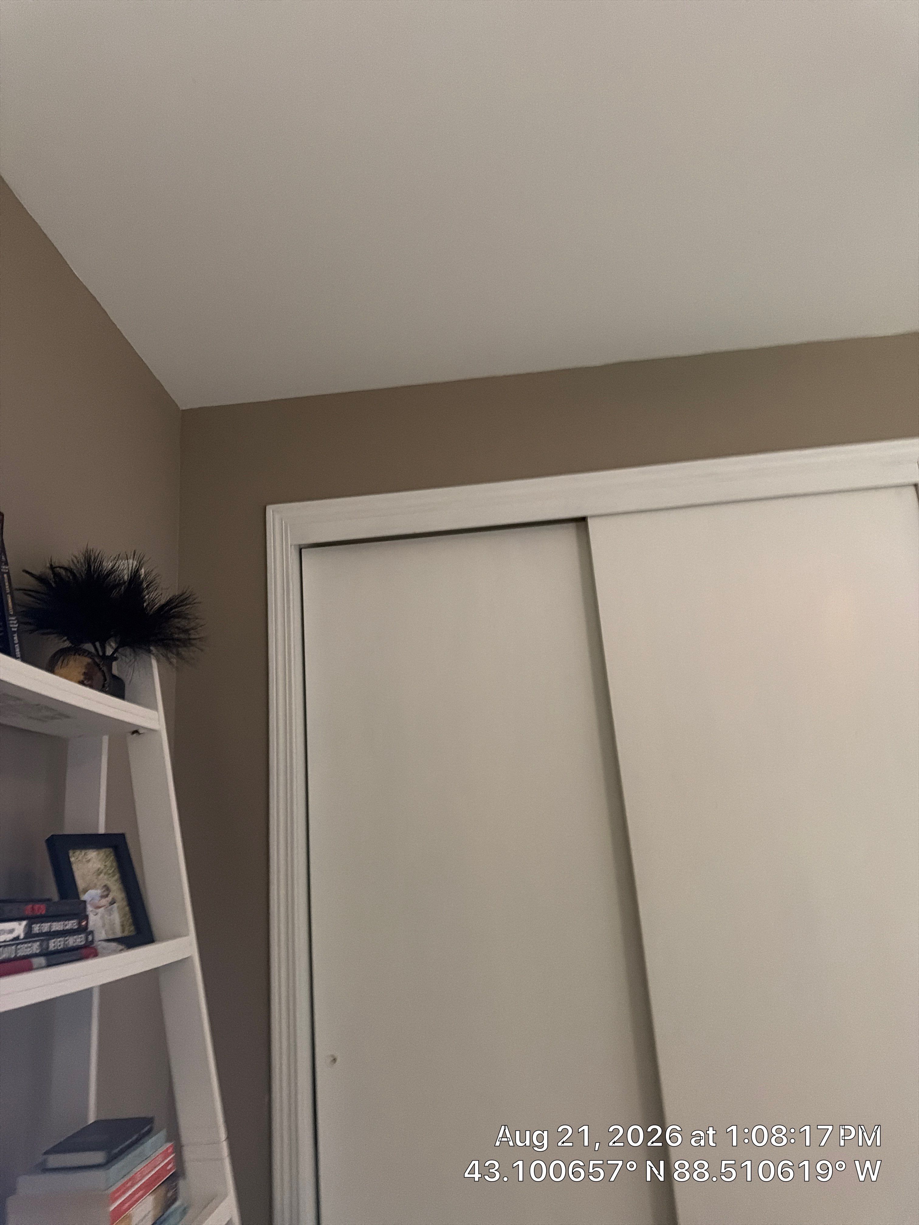 New White Sliding Closet Door Installation in Oconomowoc by CompanyCam Sales Demo