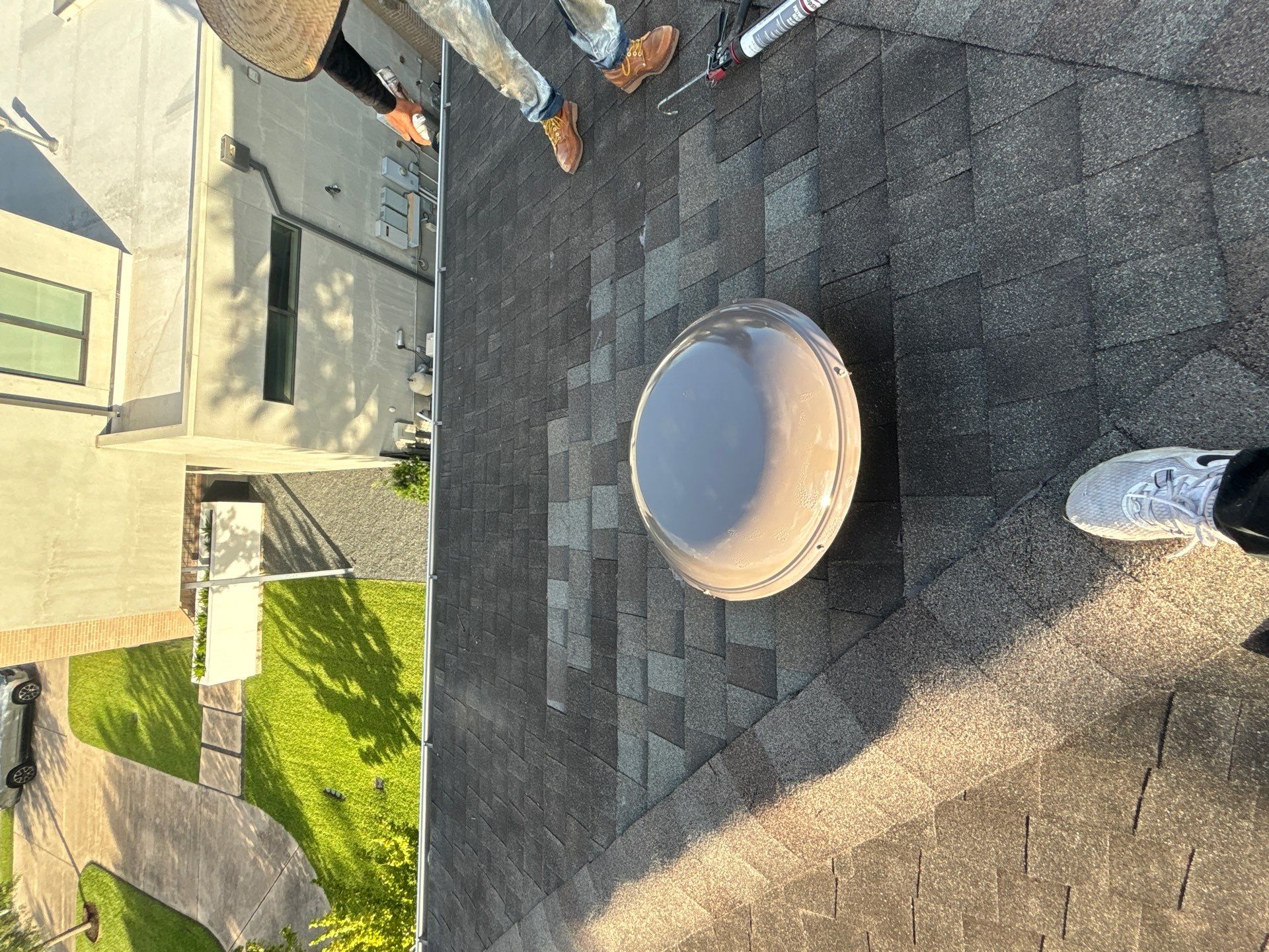 Hail Damage using Owen's Corning Duration (Lifetime) Shingles by Roof Repair Company