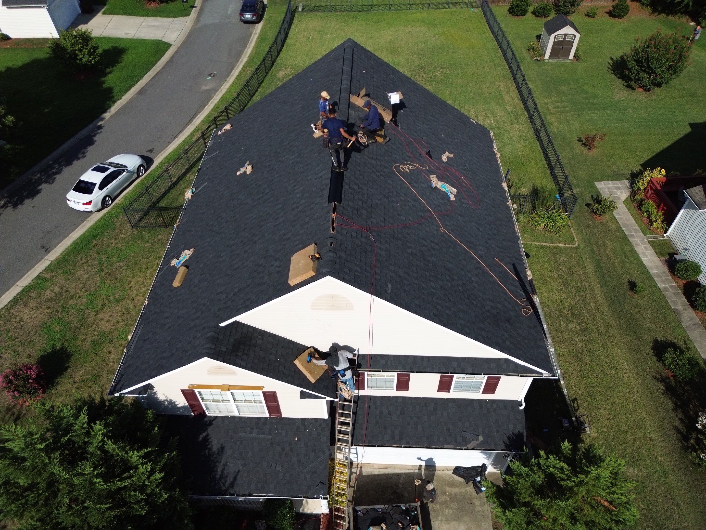 Roof and gutters replacement by hail and wind damage by Just Brilliant Restoration JBR
