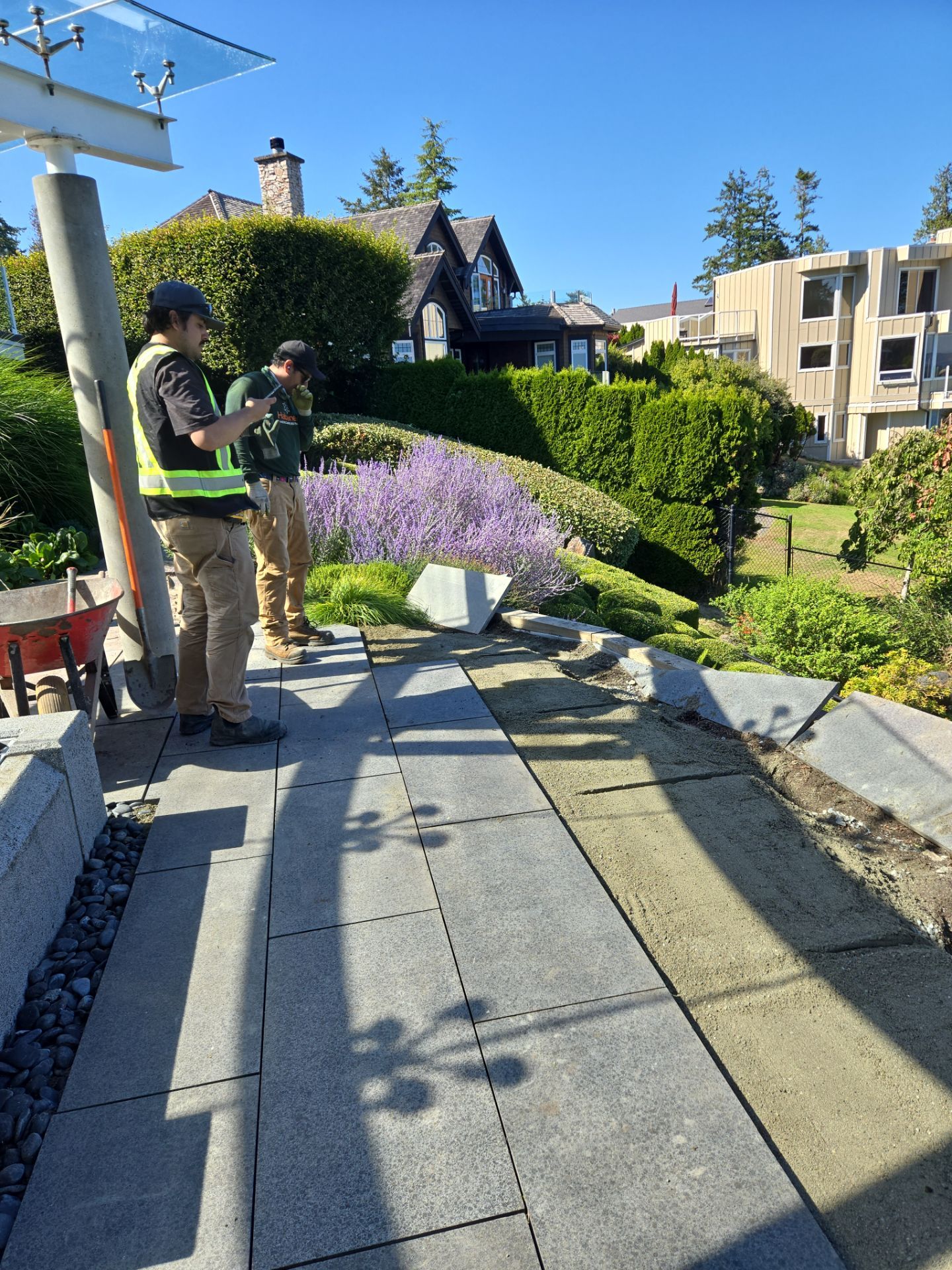 Patio Edge Stabilization & Romex Upgrade by Habanero Garden and Exterior Care
