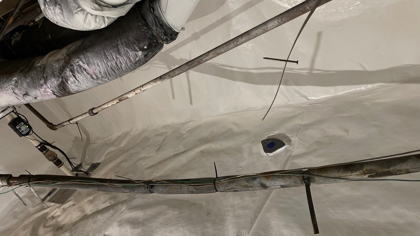 Crawl Space Waterproofing & Encapsulation using GrateProducts by Toledo Basement Repair