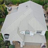 24ga 1.5" Mechanical Seam Ash Gray by Total Roofing System The Metal Roof Experts