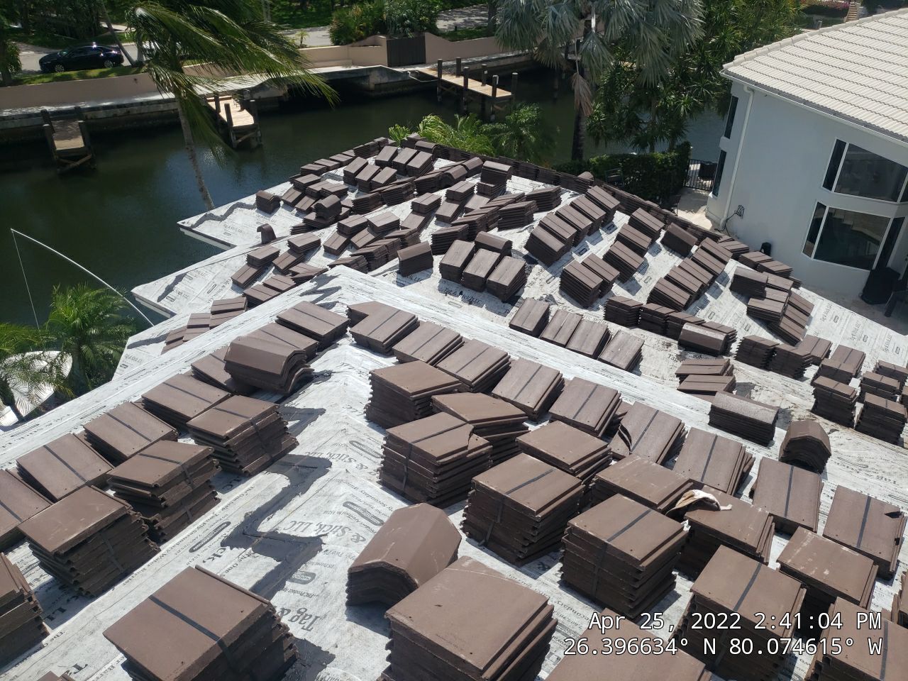Residential Roofing Installation using Eagle Roofing Tile by BLUES BROTHERS ROOFING