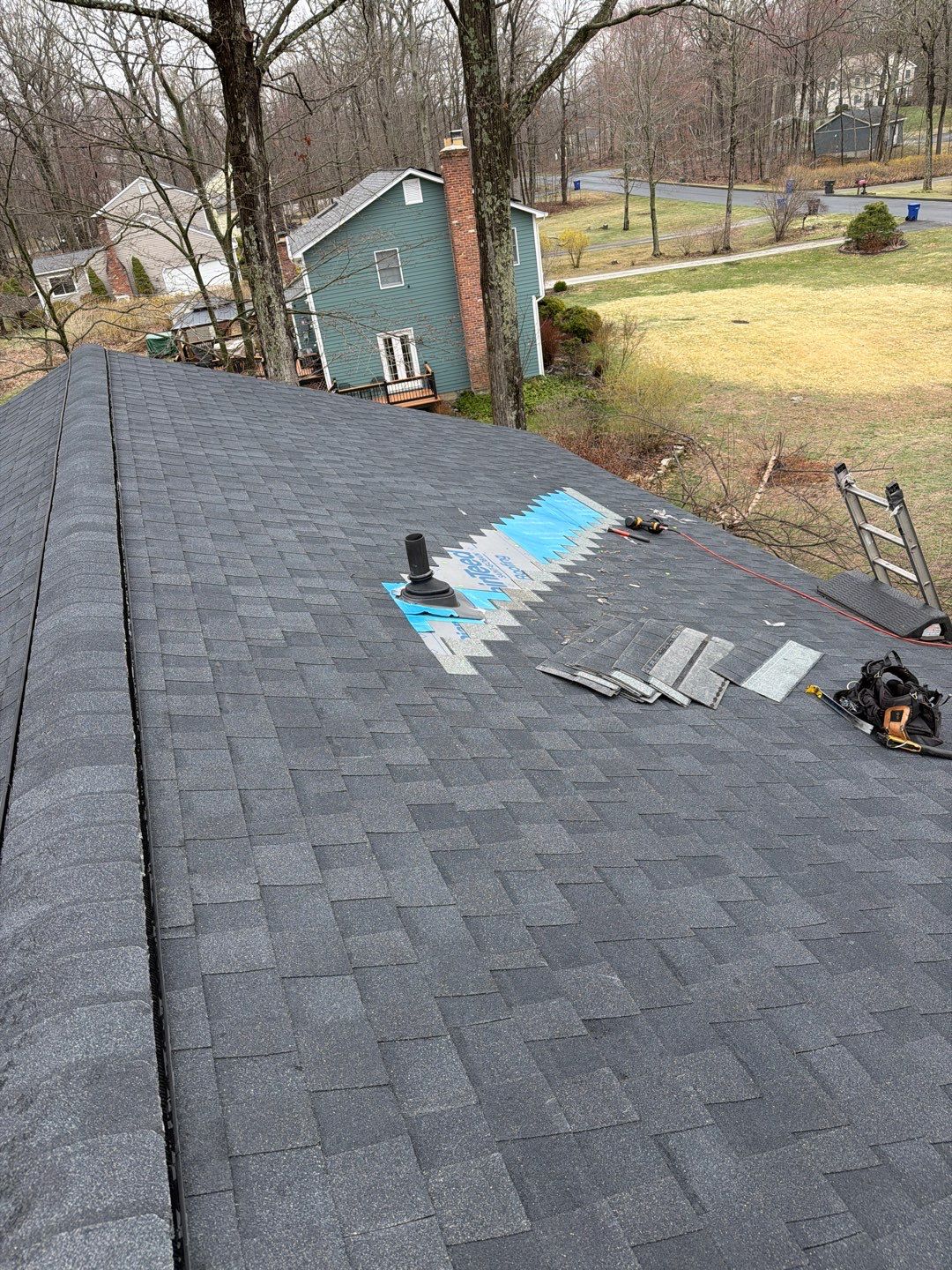 DiGiorgi installs beautiful new roof in New Milford, CT by DiGiorgi Roofing and Siding Inc