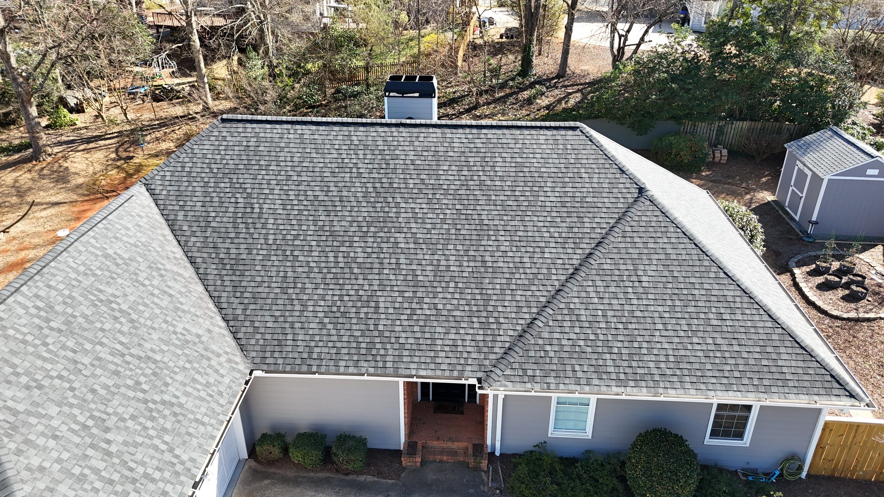 Roswell, GA Roof Replacement CertainTeed Landmark Max Def Pro Moire Black by Reset Roofing