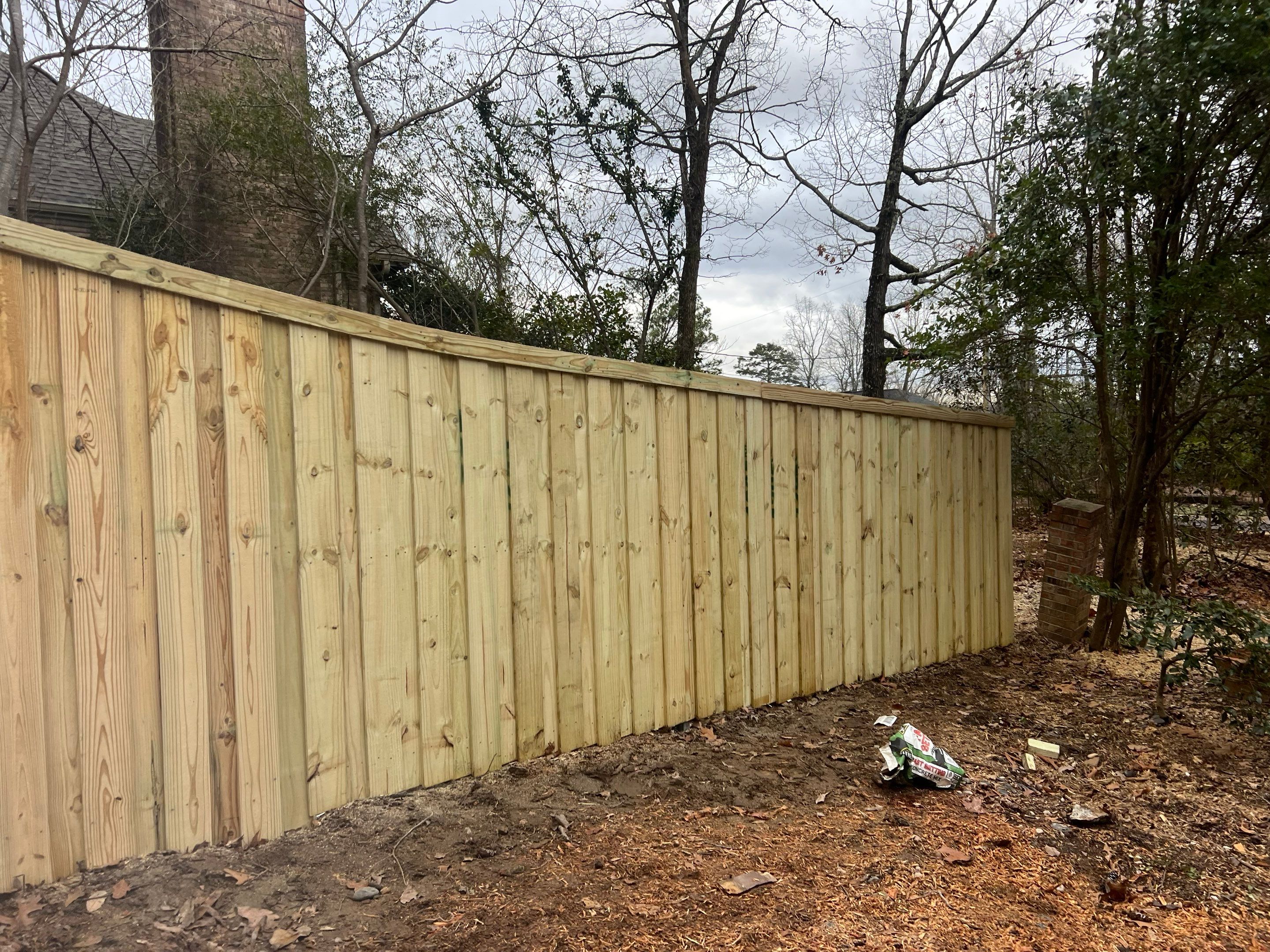 Wendover Drive - Fence by Pillar and Pine