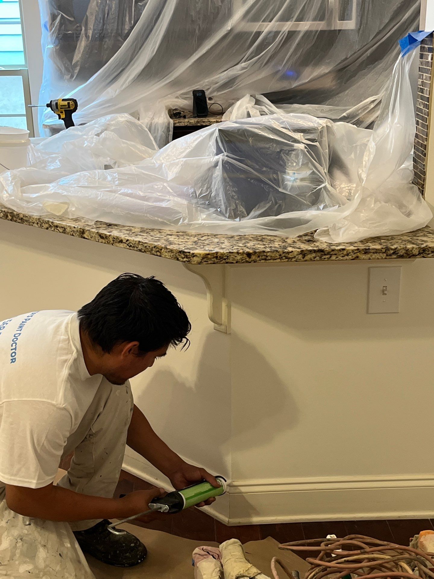 From Outdated Yellow to Timeless White by Atlanta's Paint Doctor