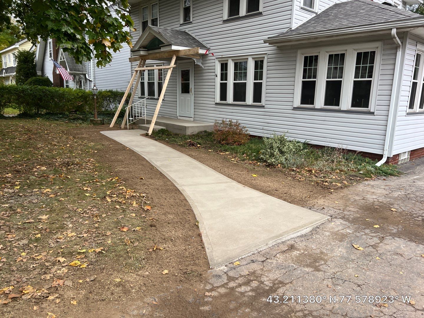 Broom Finish Walkway  by NG Masonry & Construction LLC
