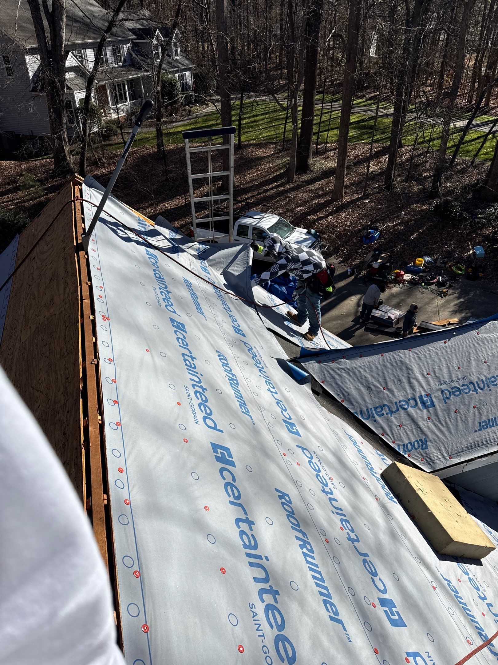 Project in Raleigh - Certainteed Landmark Pro Pewter  by Pro Performance Roofing