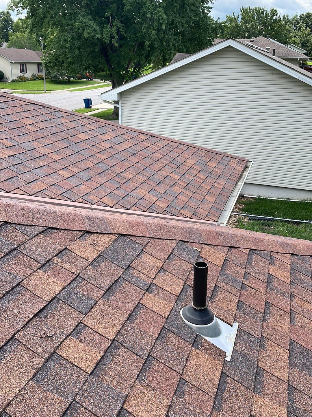 Residential Roofing Installation using IKO Dynasty by EEC Windows, Siding & Roofing