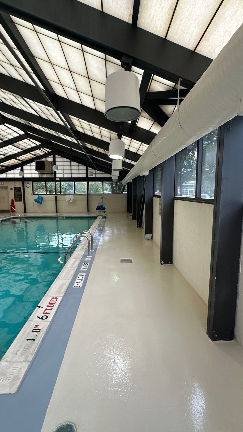 Hotel Pool Deck Project in Cranberry Township by Floors in a Day, Inc