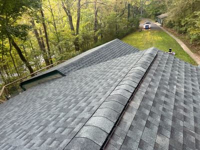 Residential Roofing Installation using GAF Timberline HDZ Williamsburg Slate