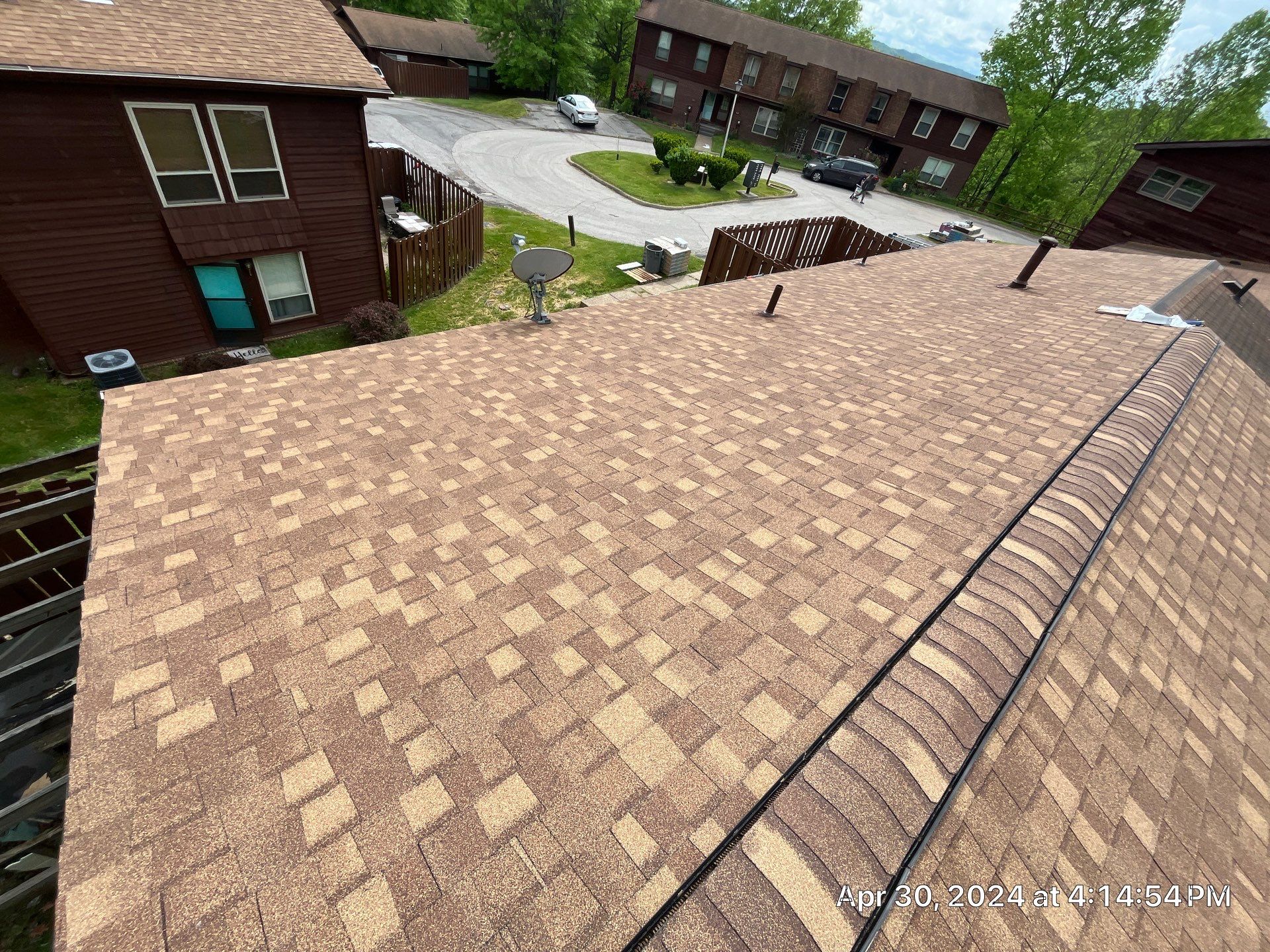 Commercial Roofing Installation using Certainteed Landmark Pro Shingles by Fahey Roofing + Contracting