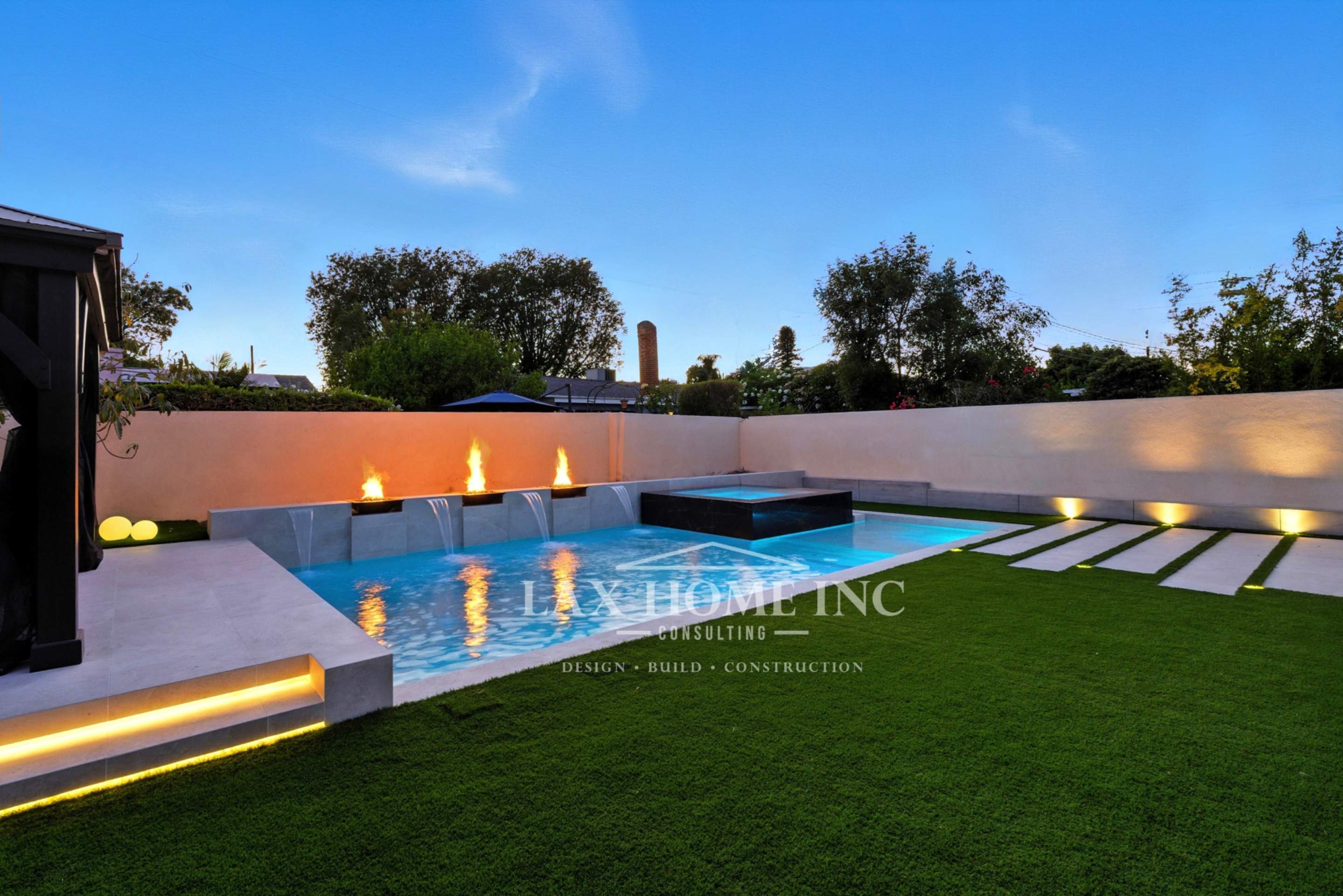 Paso Robles Pool & Spa, & Backyard by Lax Home Inc 