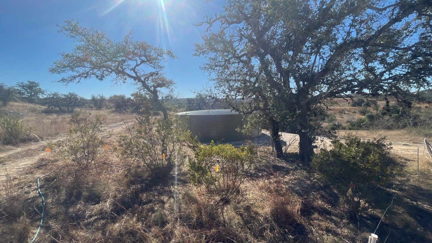 Major Addition using 30000 gallon mangrove green Pioneer (XLR 23/2 MG) by Hill Country Rain Water