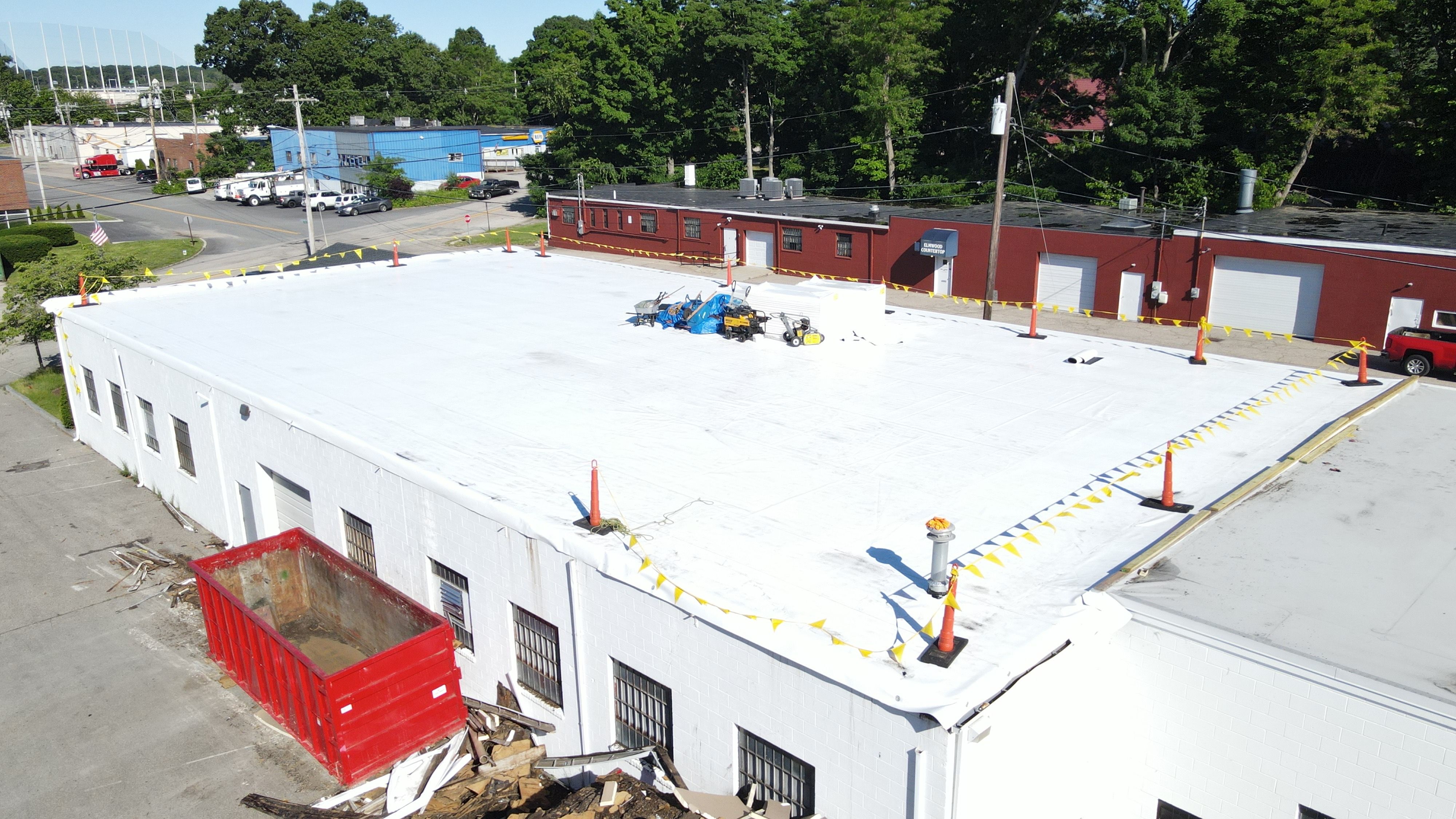 Commercial Flat Roof - TPO by Rinaldi Roofing