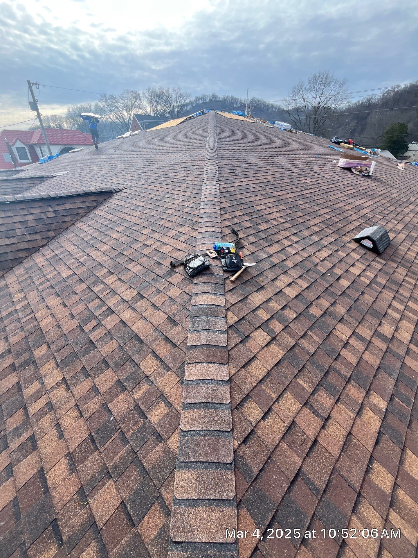 Commercial Roofing Installation using Certainteed Landmark Pro Shingles by Fahey Roofing + Contracting