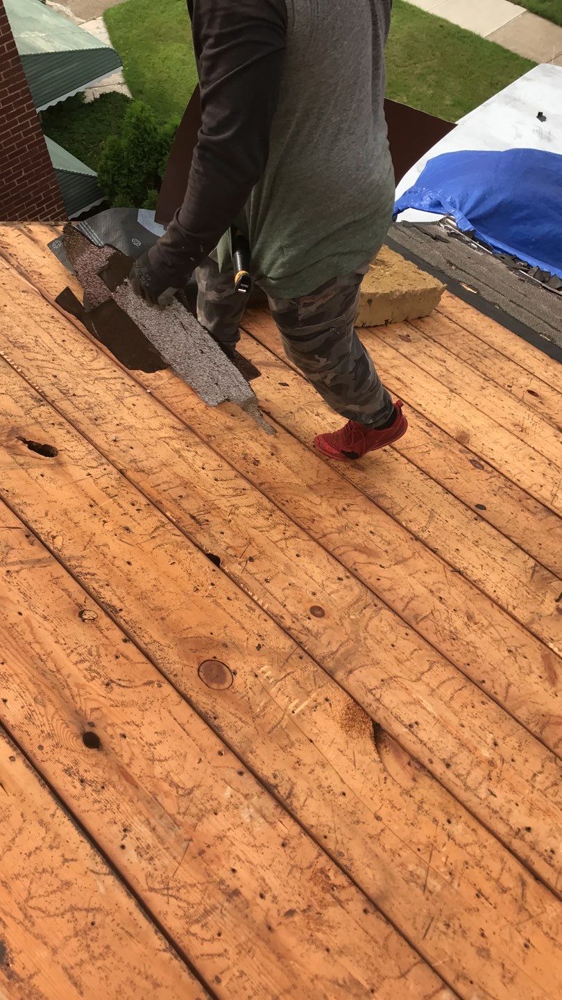 Residential Roof Replacement using Owens Corning Duration, Colonial Slate by Absolute Roofing and Construction