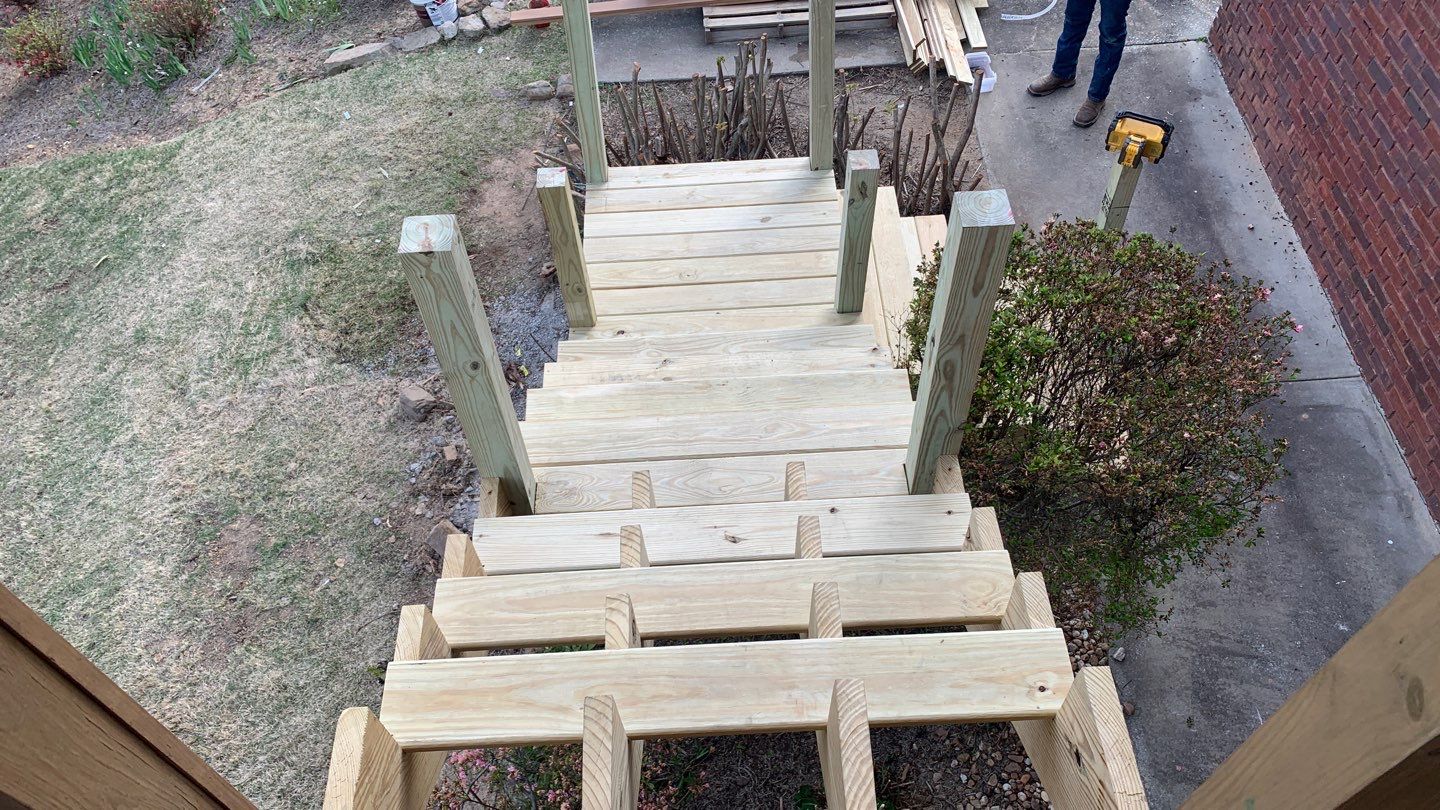 Shades Pointe Lane - Deck Installation  by Pillar and Pine