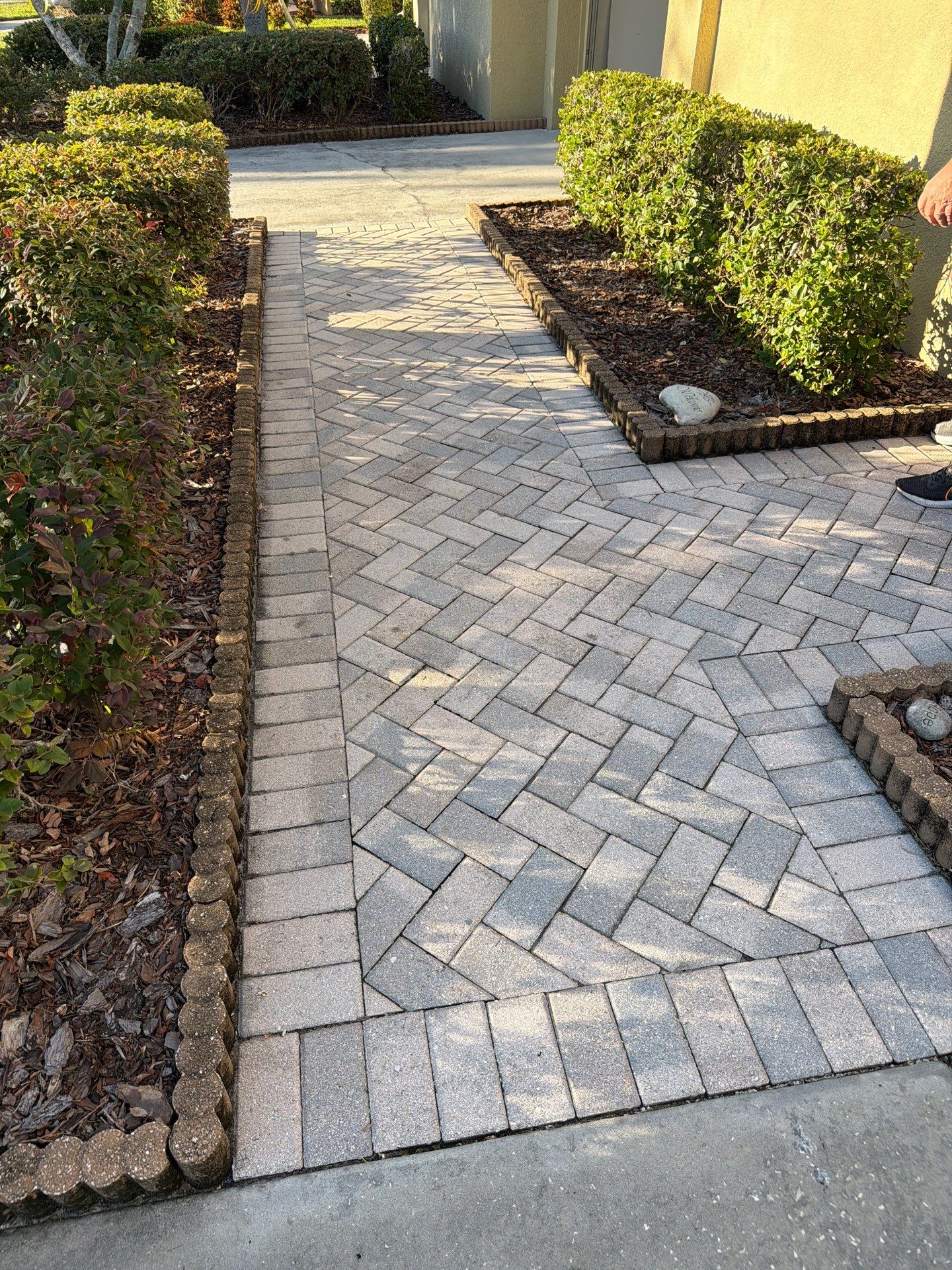 Full exterior surface restoration in Kingspoint Sun City Center by Supreme Paver Experts