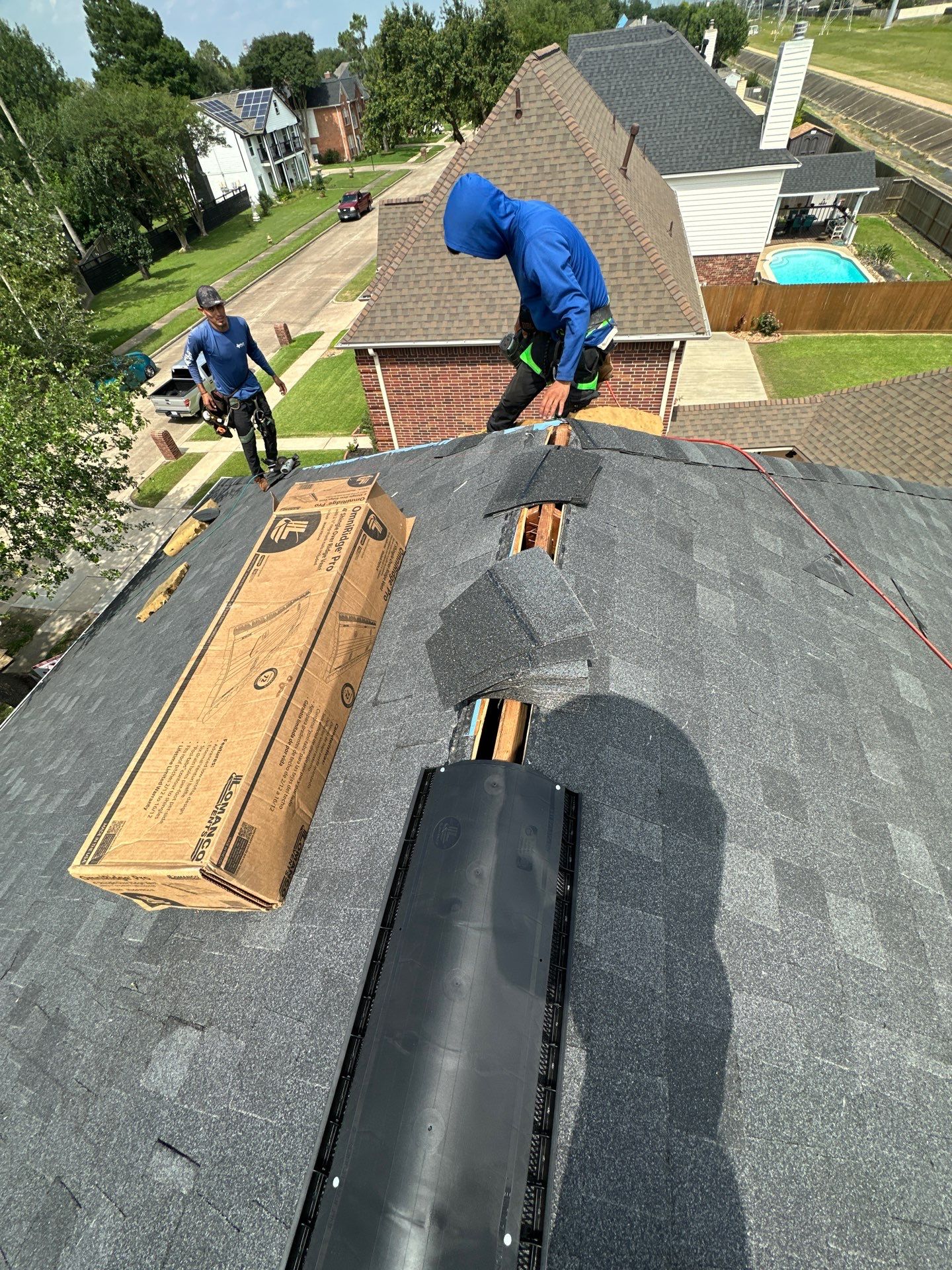 Project in Deer Park by Motion Roofing