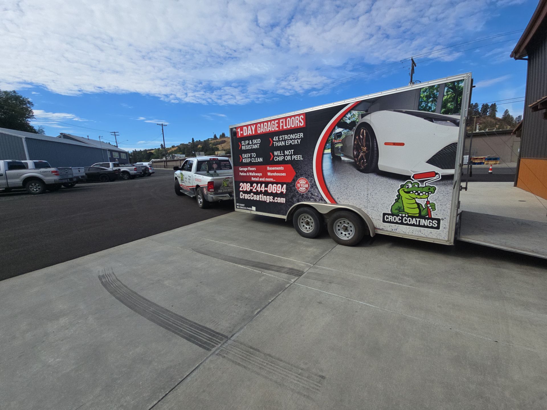 Colfax Commercial Shop Transformation With Vapor Mitigating Floor Coatings by Croc Coatings, LLC
