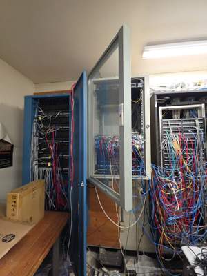 Structured cabling installation by CimaSolutions