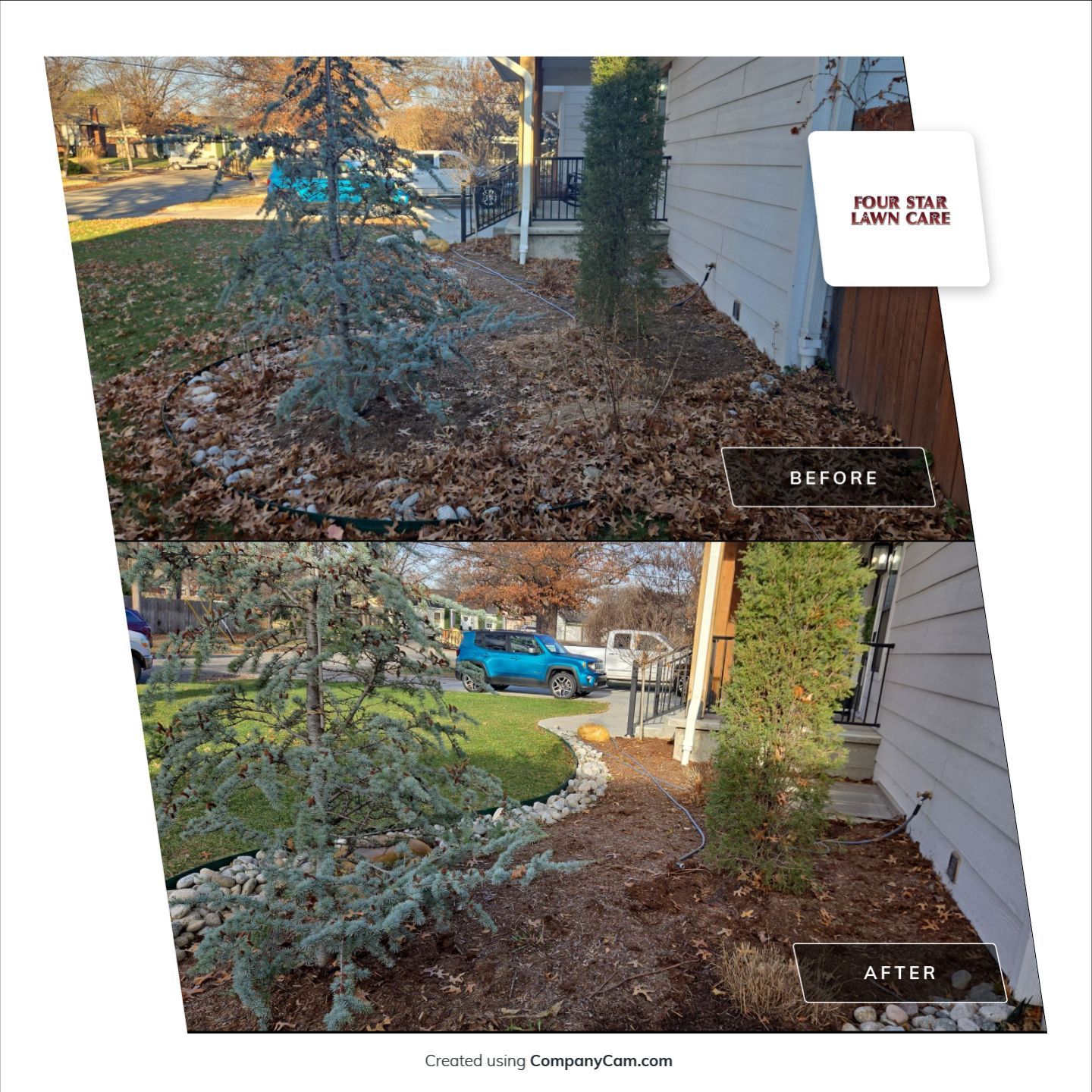 Project in Wichita by Four Star Lawn Care