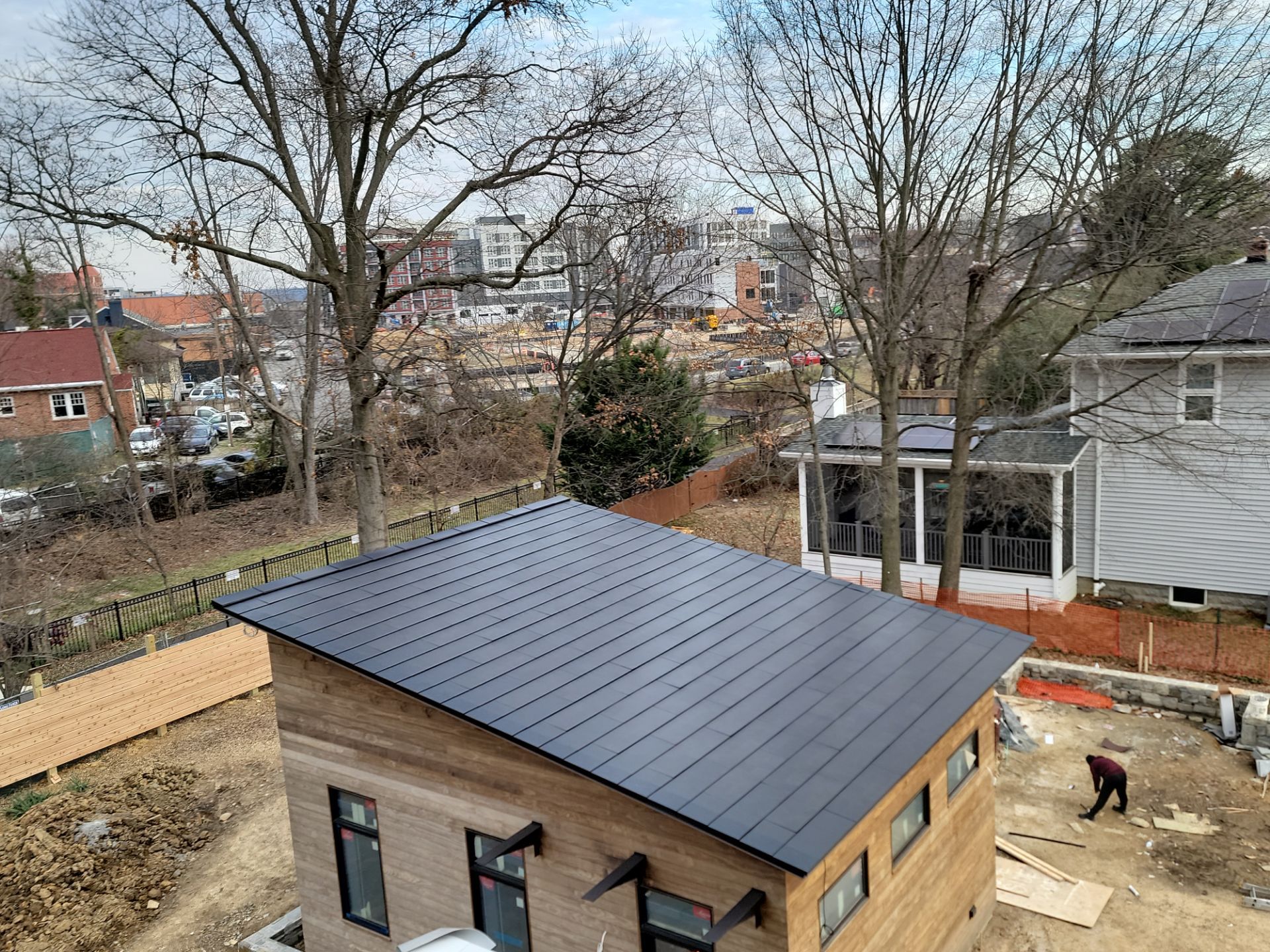 Tesla Solar Roof using SPAN smart electrical panel by American Home Contractors