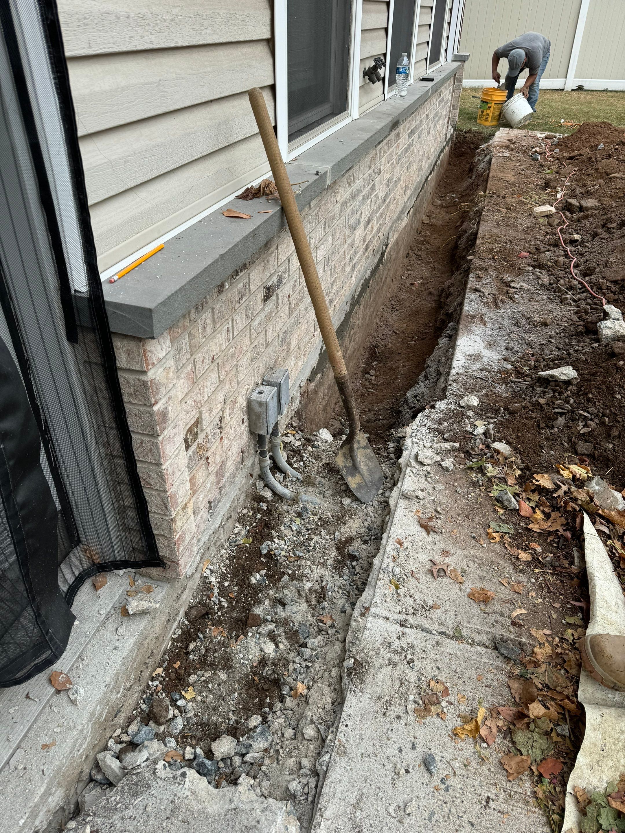Exterior Spee-D Drain and Waterproofing by Pure Service Pro, LLC 