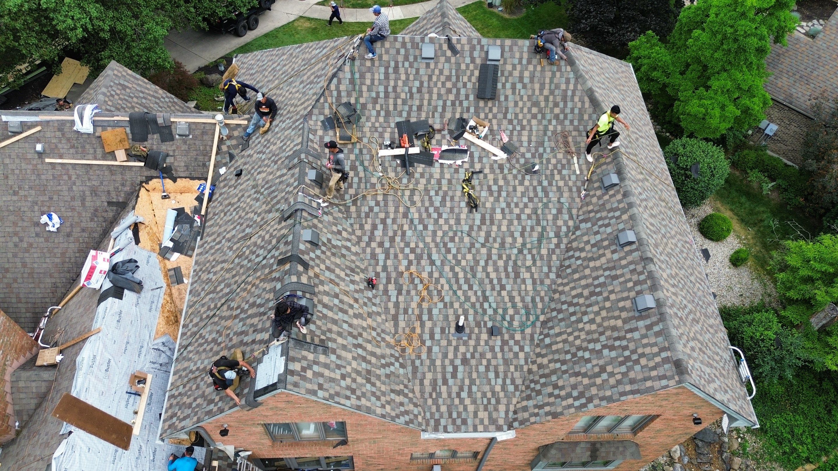 Residential Roofing Installation using Timberline HDZ Shingles - Cedar Falls by RoofX 