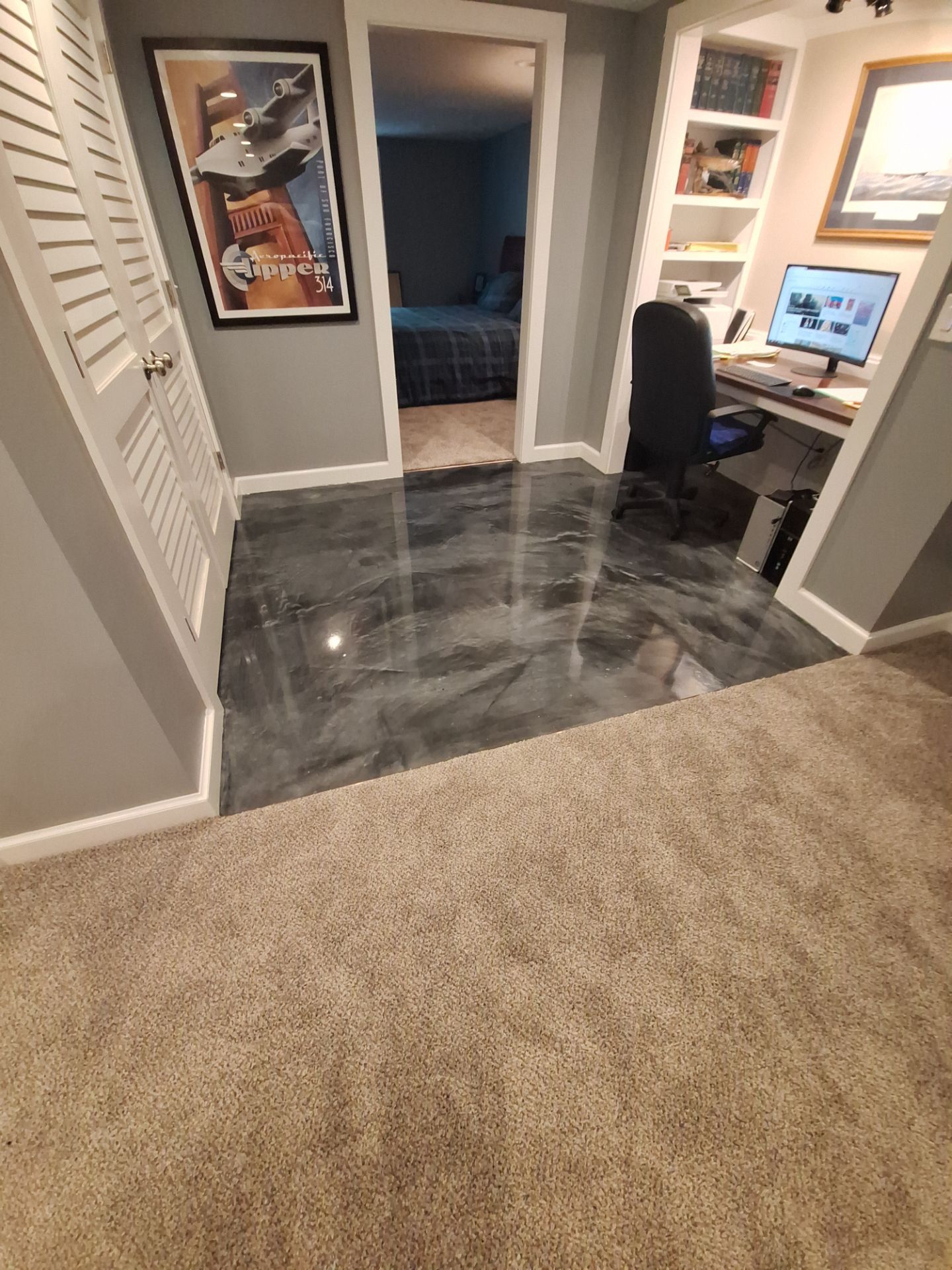 Metallic Epoxy Floor – High-Gloss, One-of-a-Kind Finish by Gordon Painting