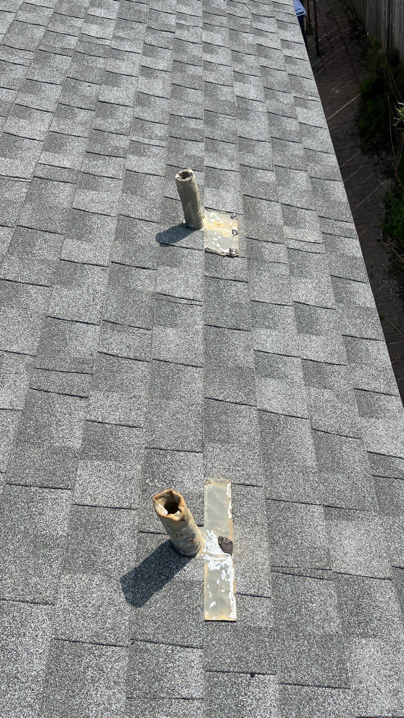 Residential Roofing Repair using Galvanized Chimney Cap & Chase by Lighthouse Roofing