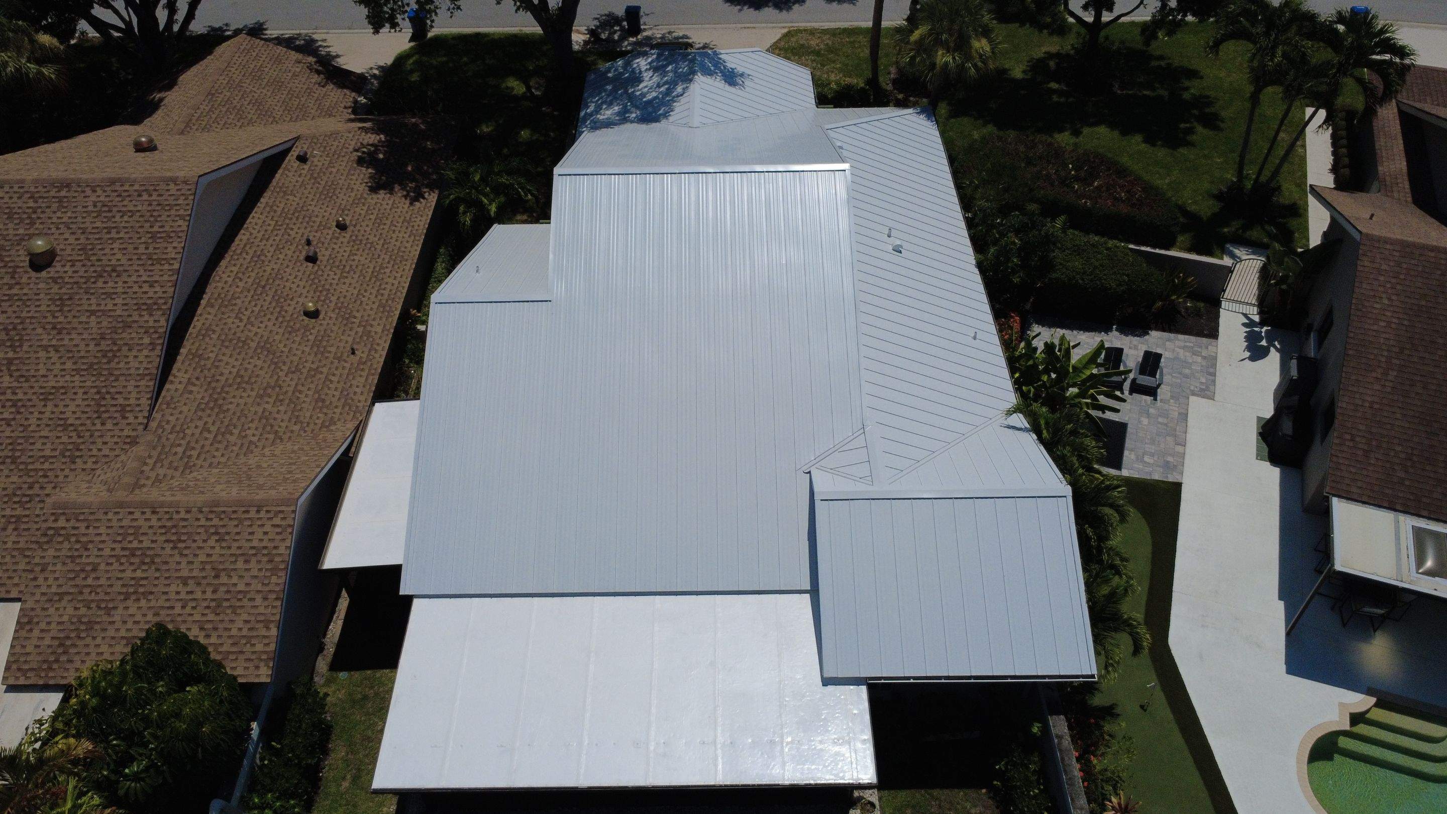 Kynar (Color Coated) Standing Seam Metal Roof Replacement by Sailfish Roofing